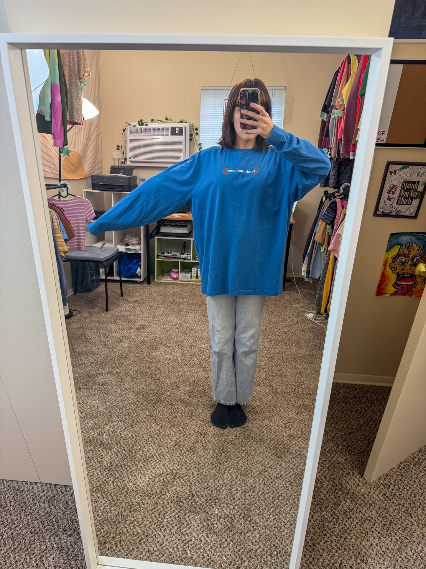 Femininomenon Blue Long Sleeve L
