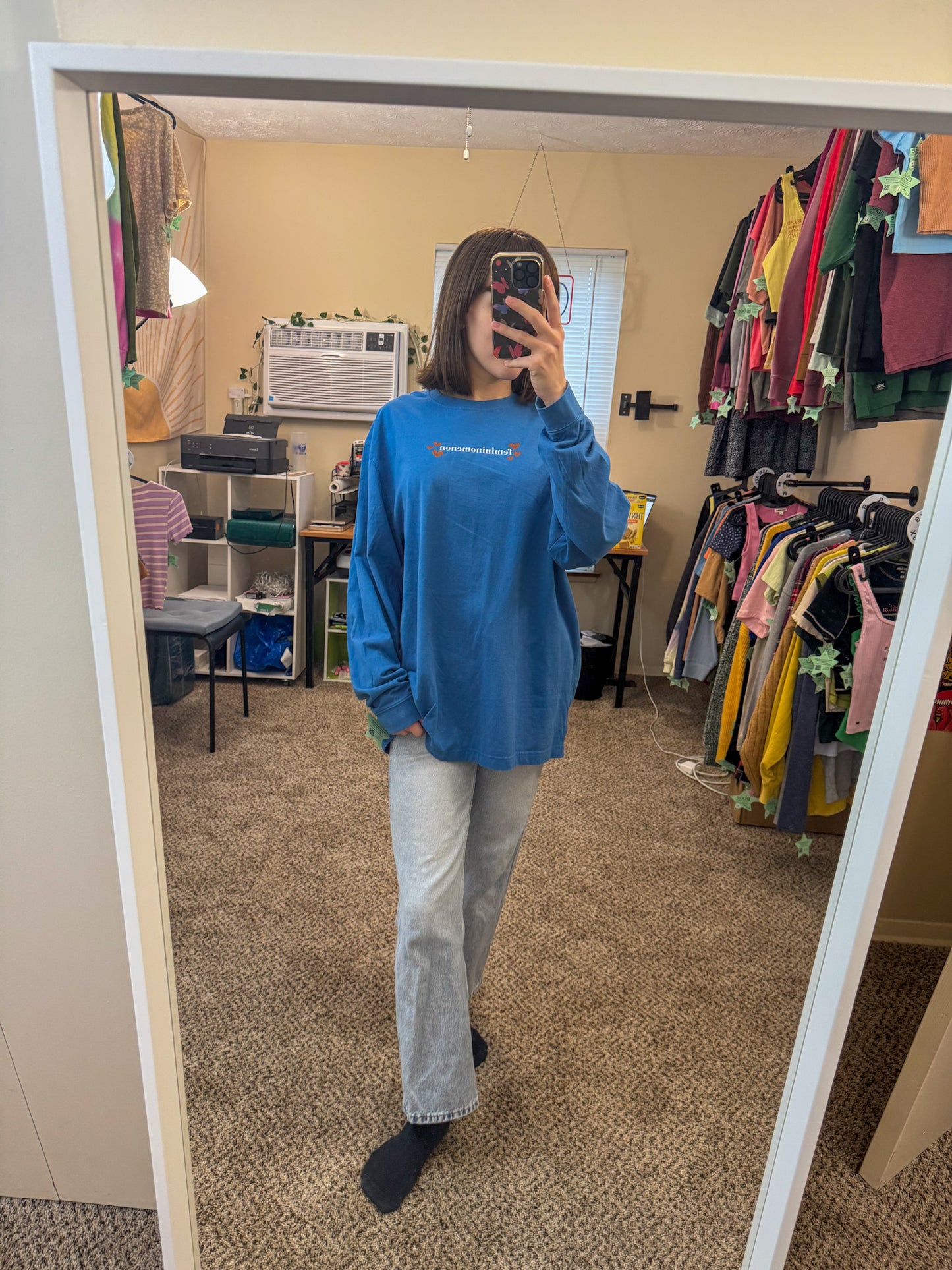 Femininomenon Blue Long Sleeve L