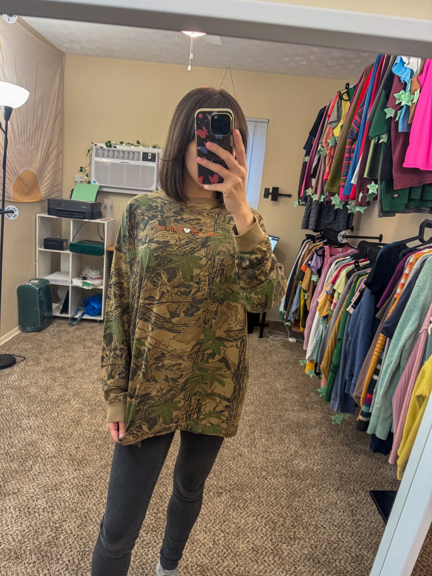 Midwest Princess Camo Long Sleeve L