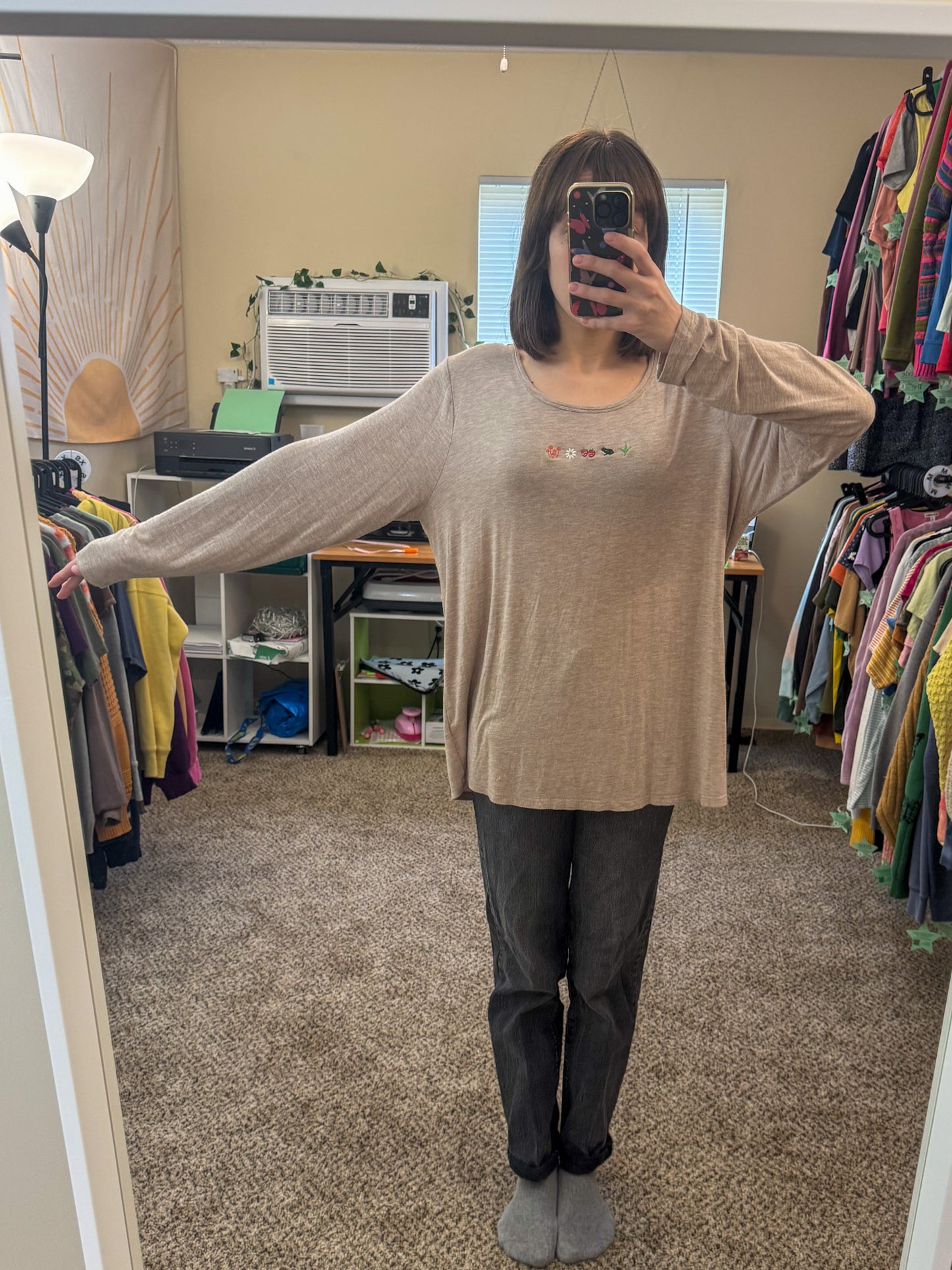 Cottage Core Soft Long Sleeve 2XL