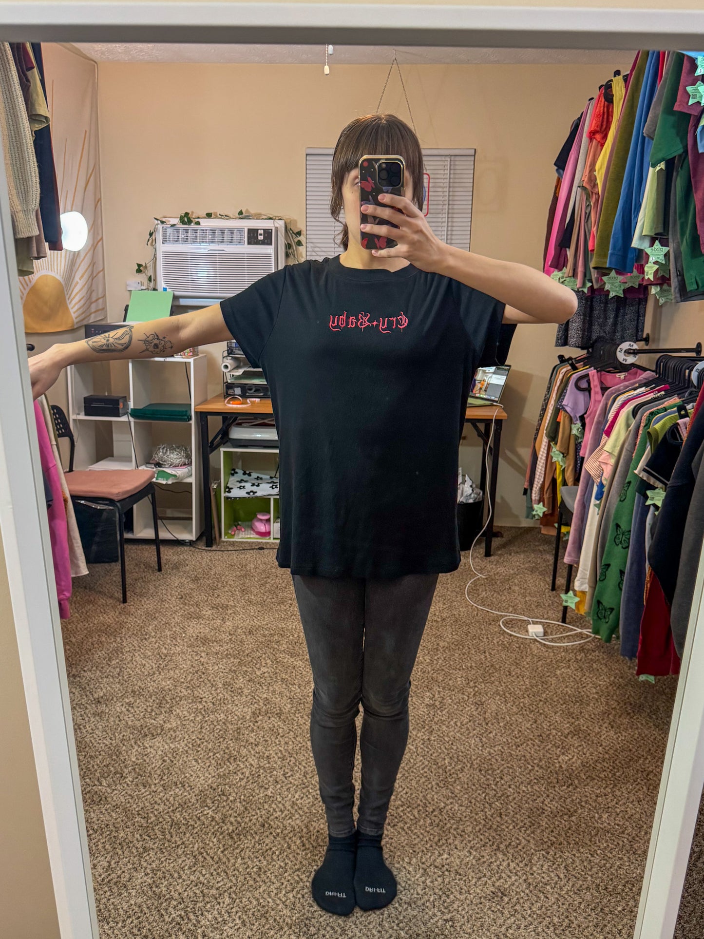 Cry Baby Ribbed Black T-Shirt 2XL