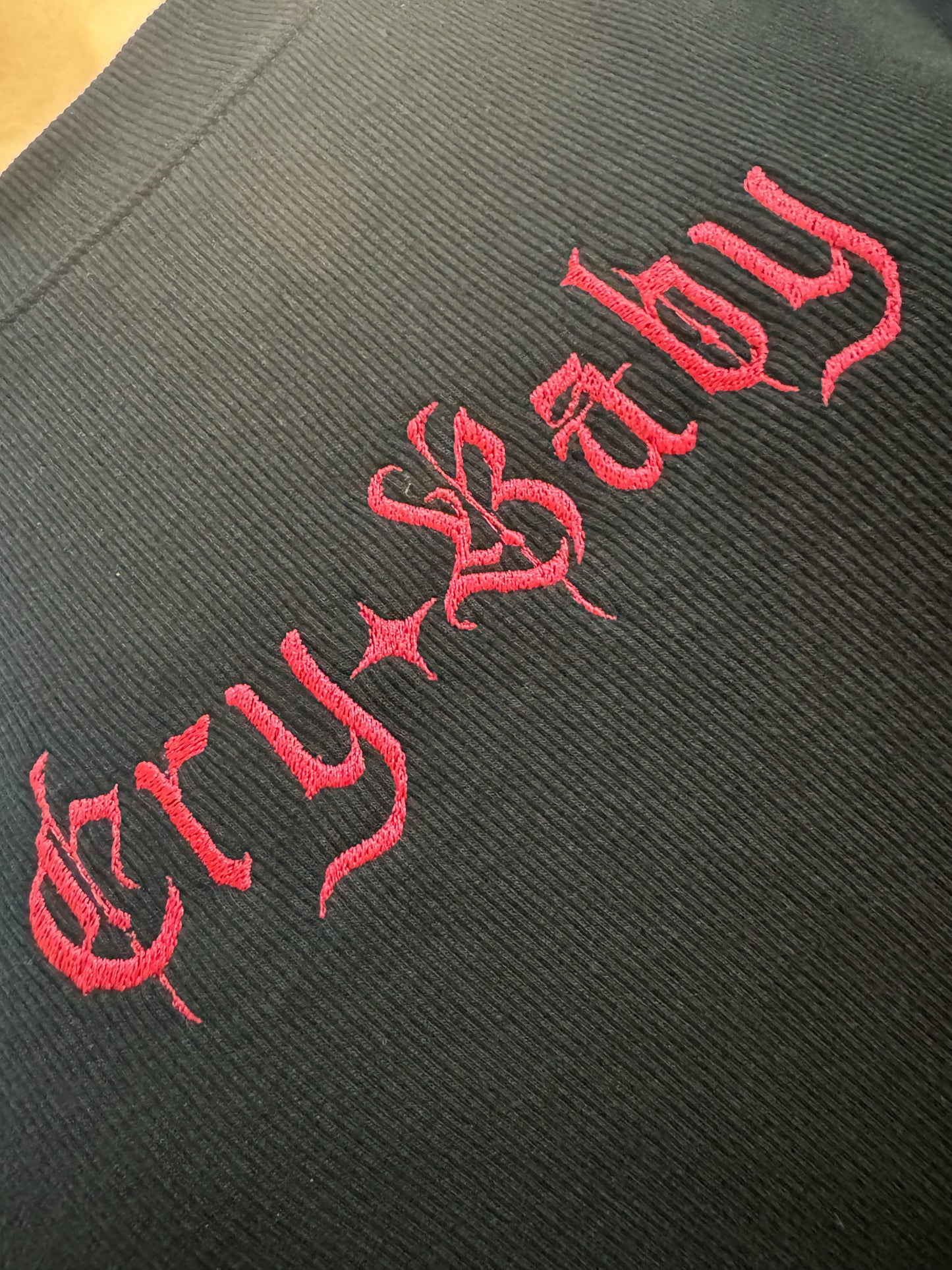 Cry Baby Ribbed Black T-Shirt 2XL
