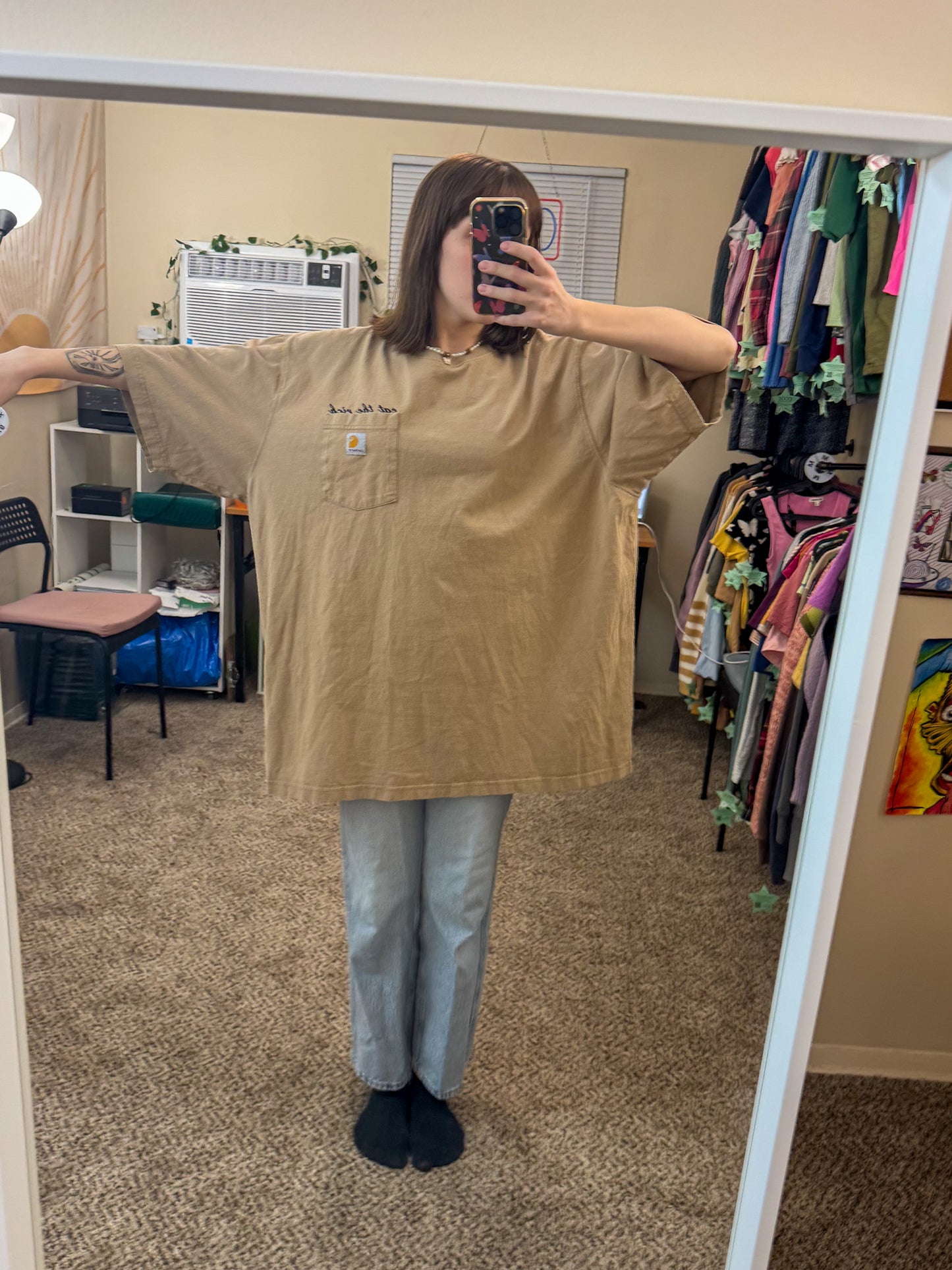 Eat The Rich Carhartt Pocket Tee 2XL