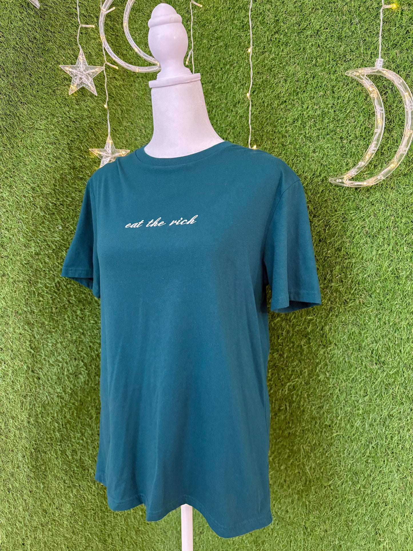 Eat the Rich Green T-Shirt S