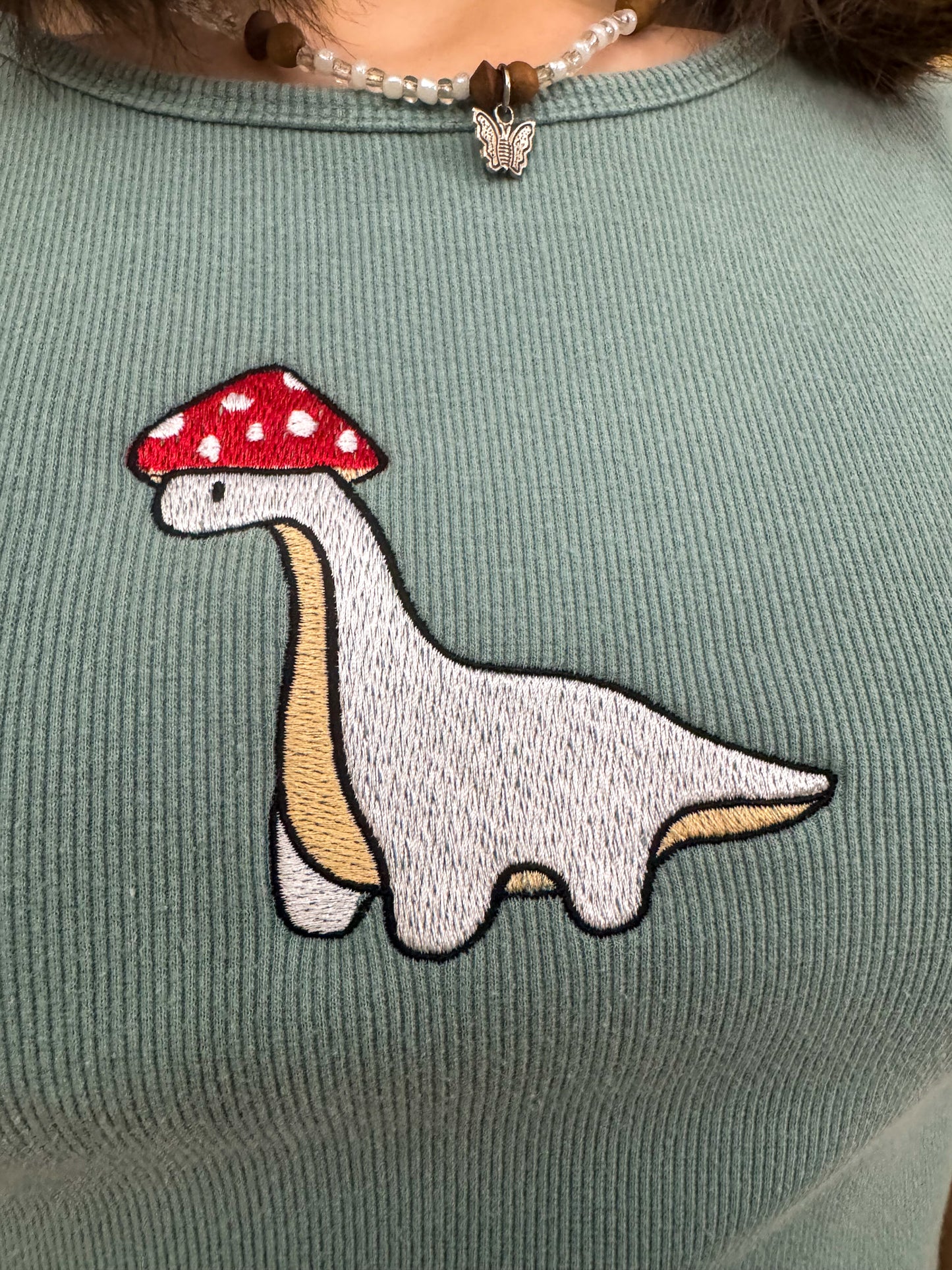 Mushroom Dino Baby Tee L