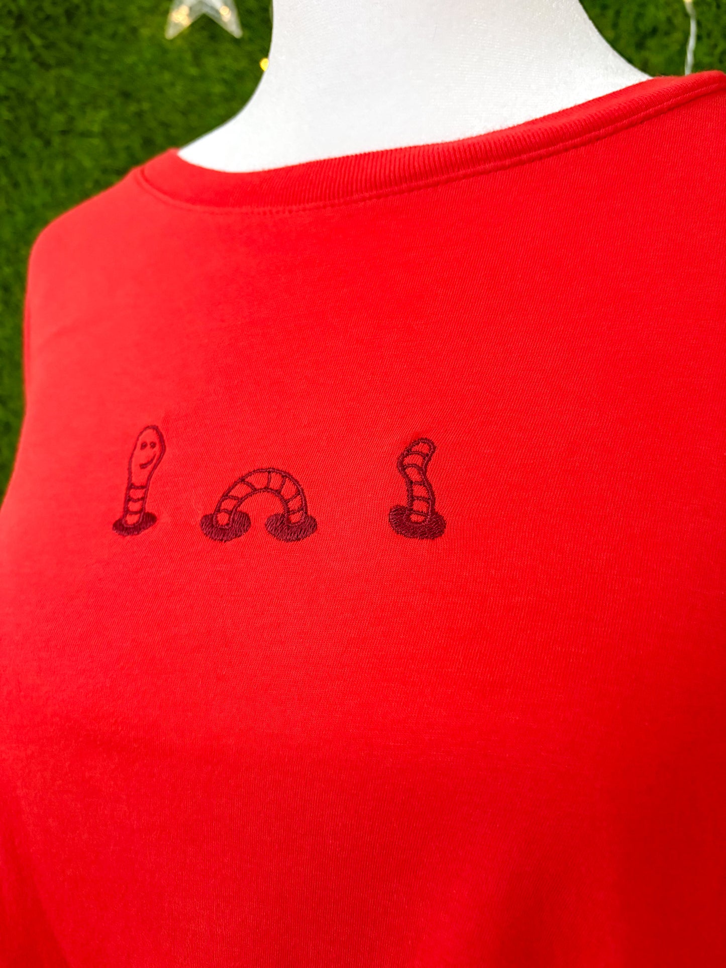 Wormy Red T-Shirt 2XL