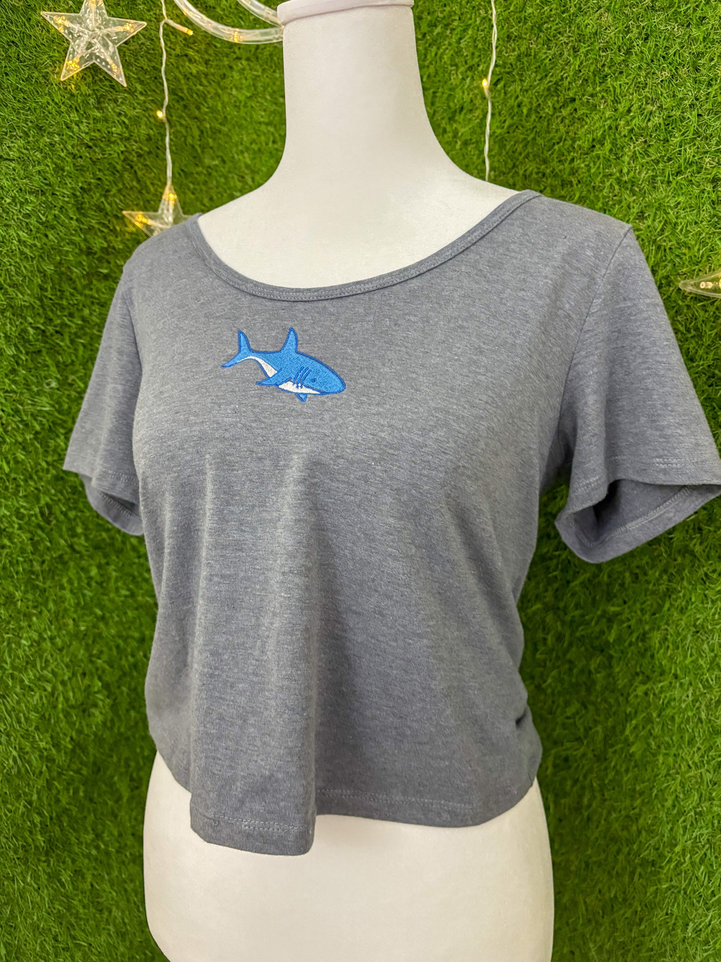Shark Grey Baby Tee XL