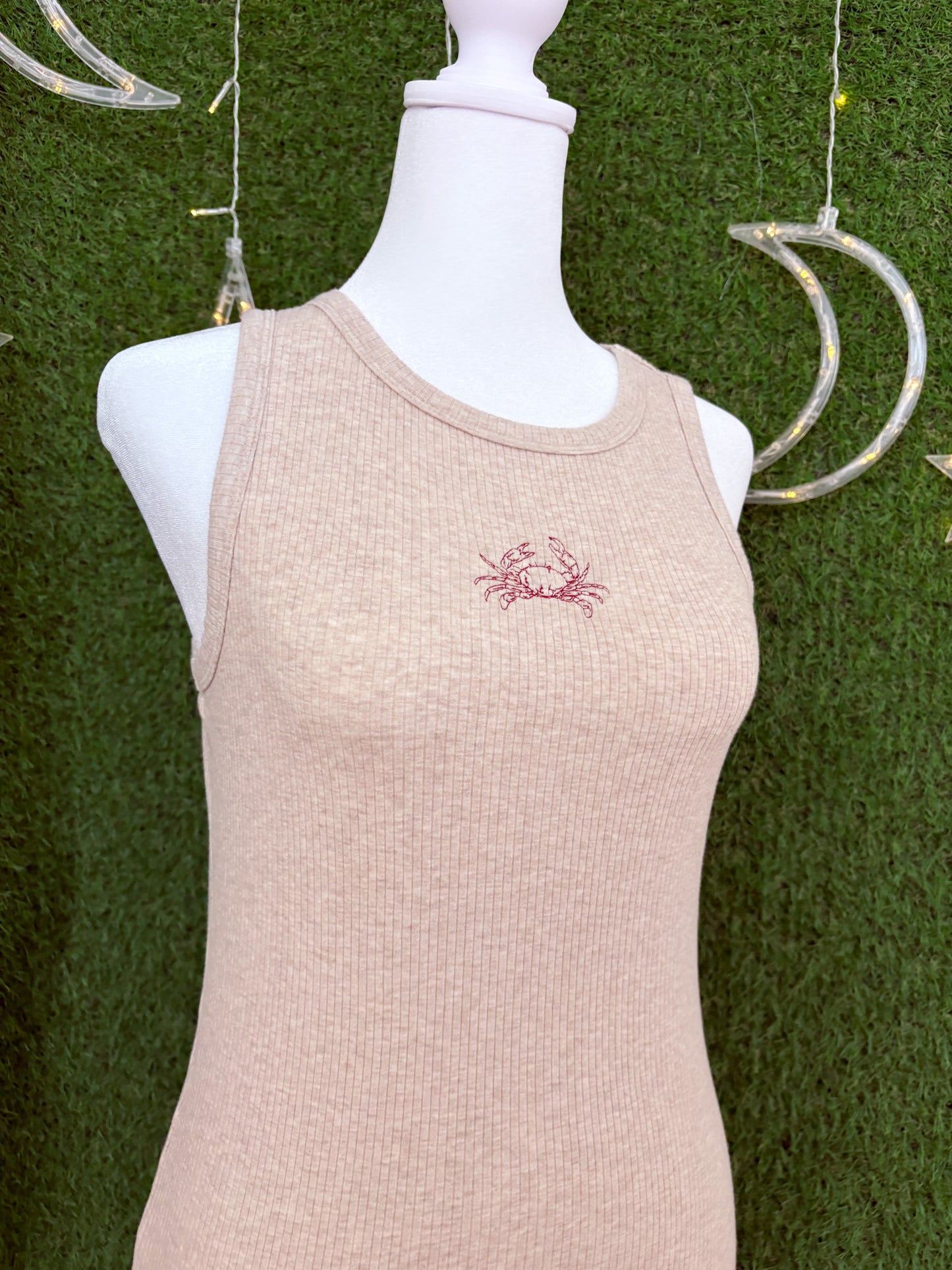 Crab Tan Tank Top S