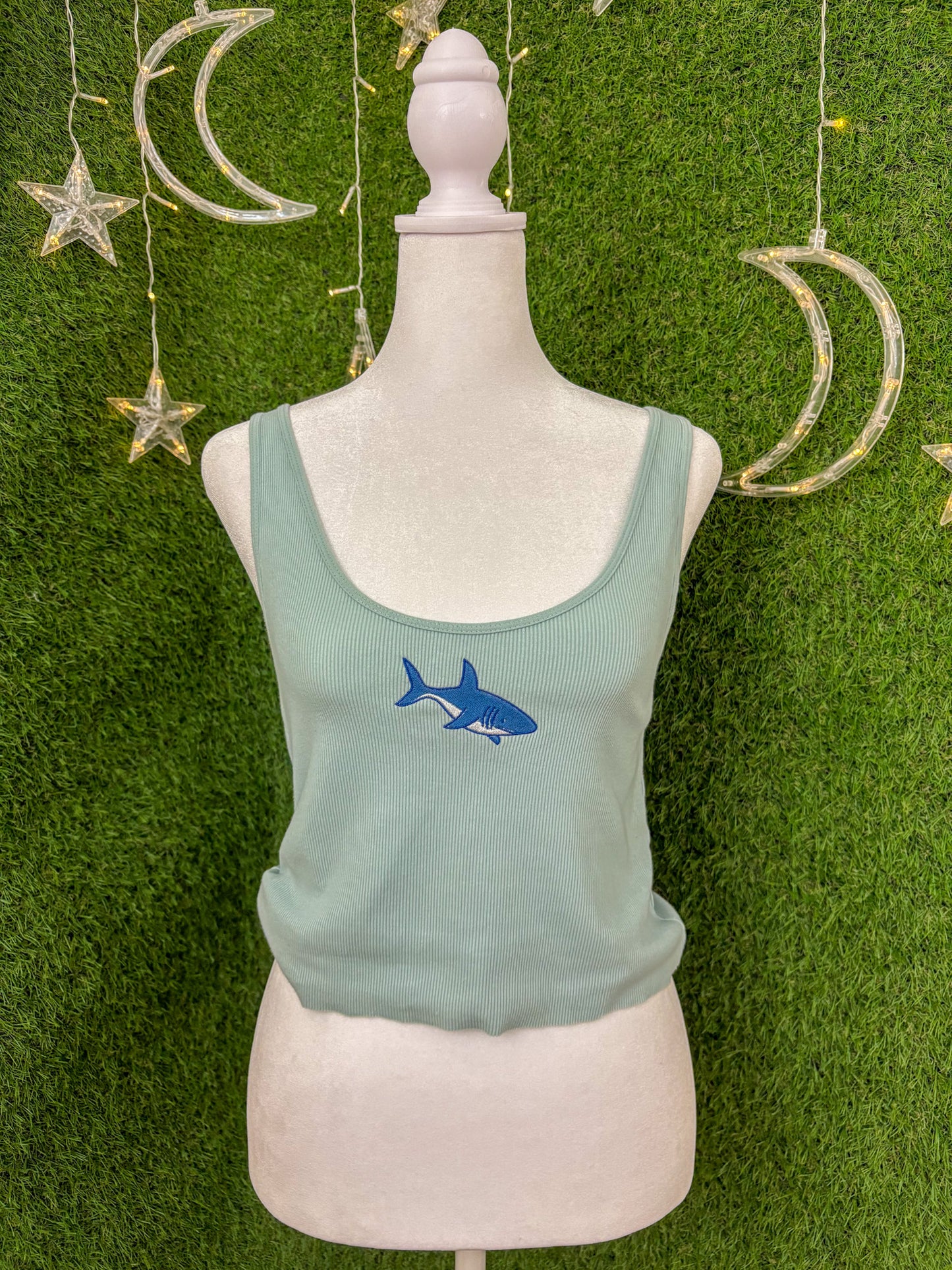 Shark Green Tank Top M