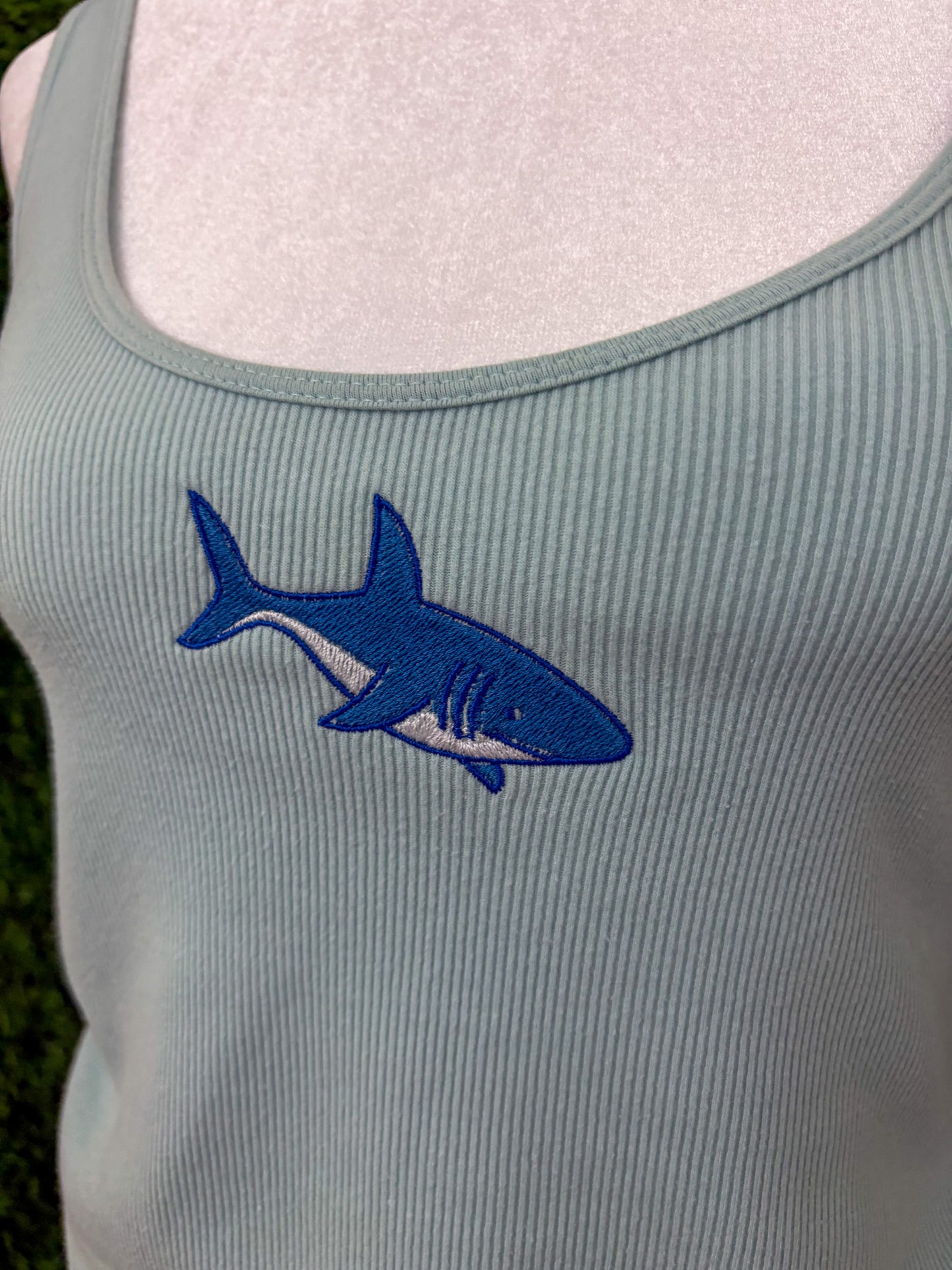 Shark Green Tank Top M