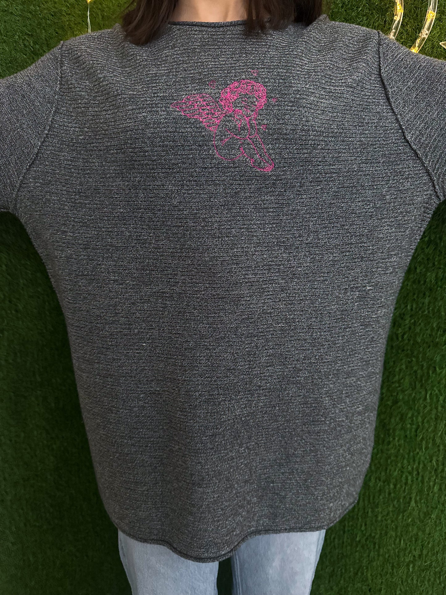 Angel Baby Grey Sweater M