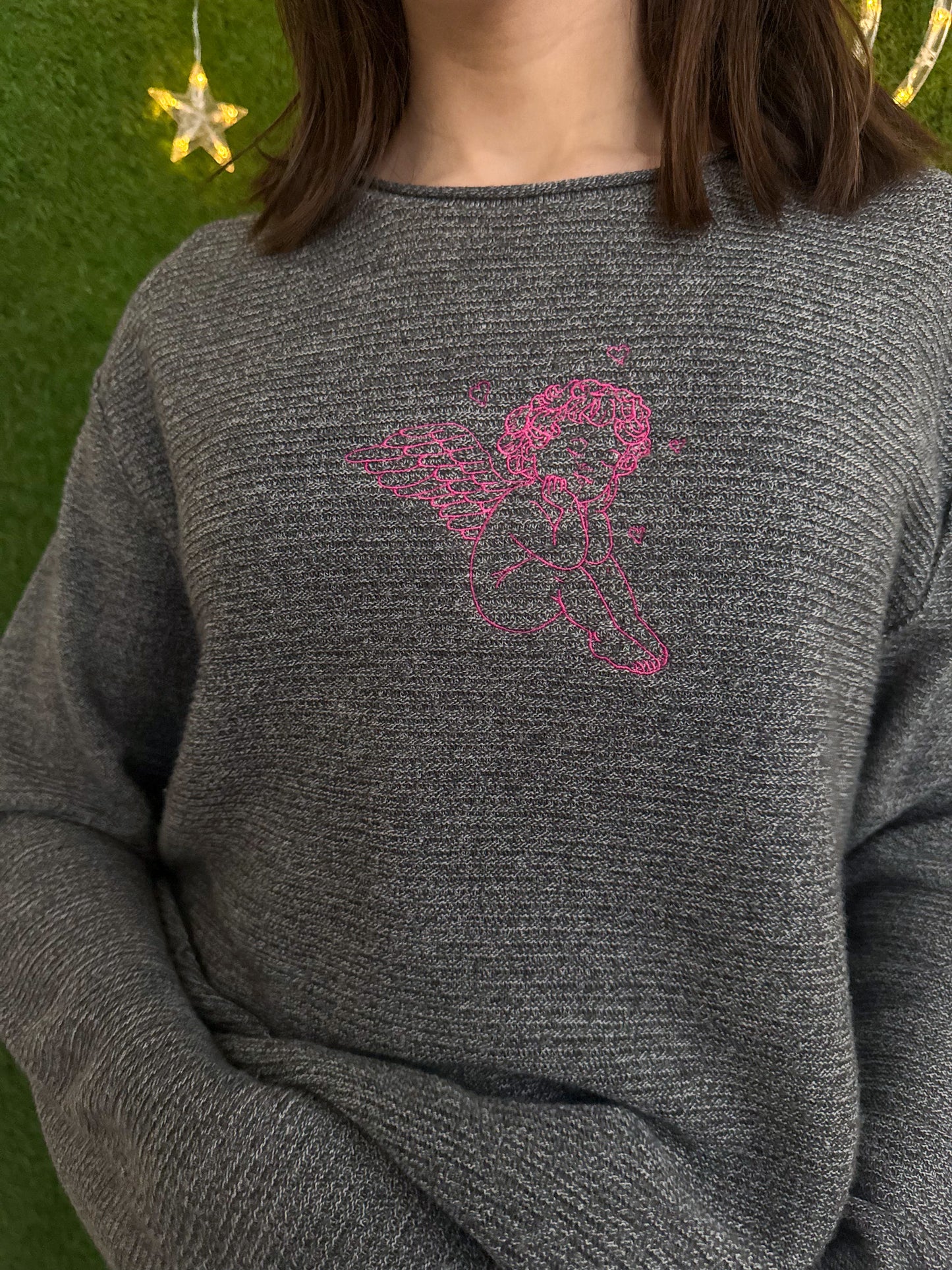 Angel Baby Grey Sweater M