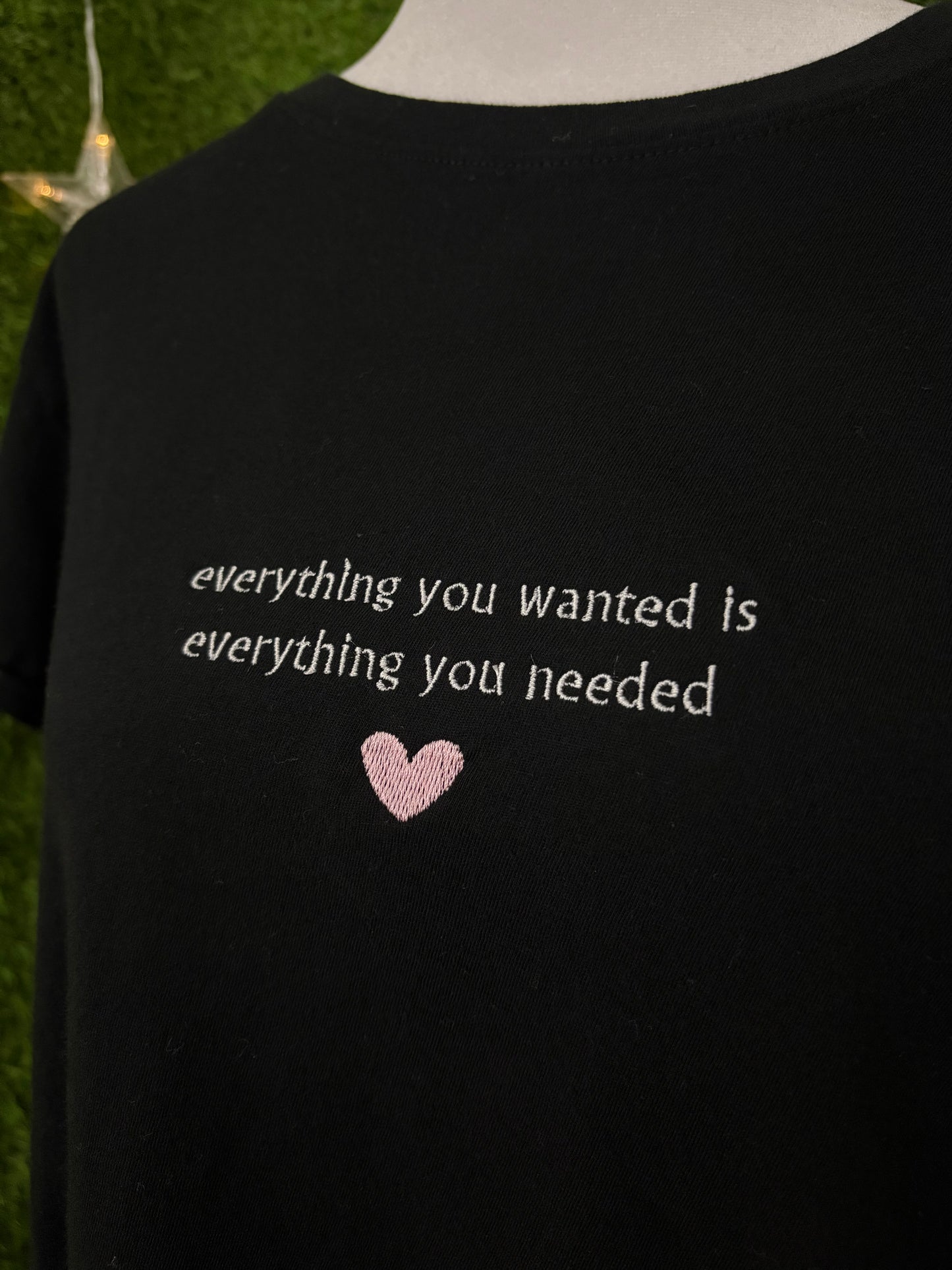 Everything You Wanted Black Tee XL