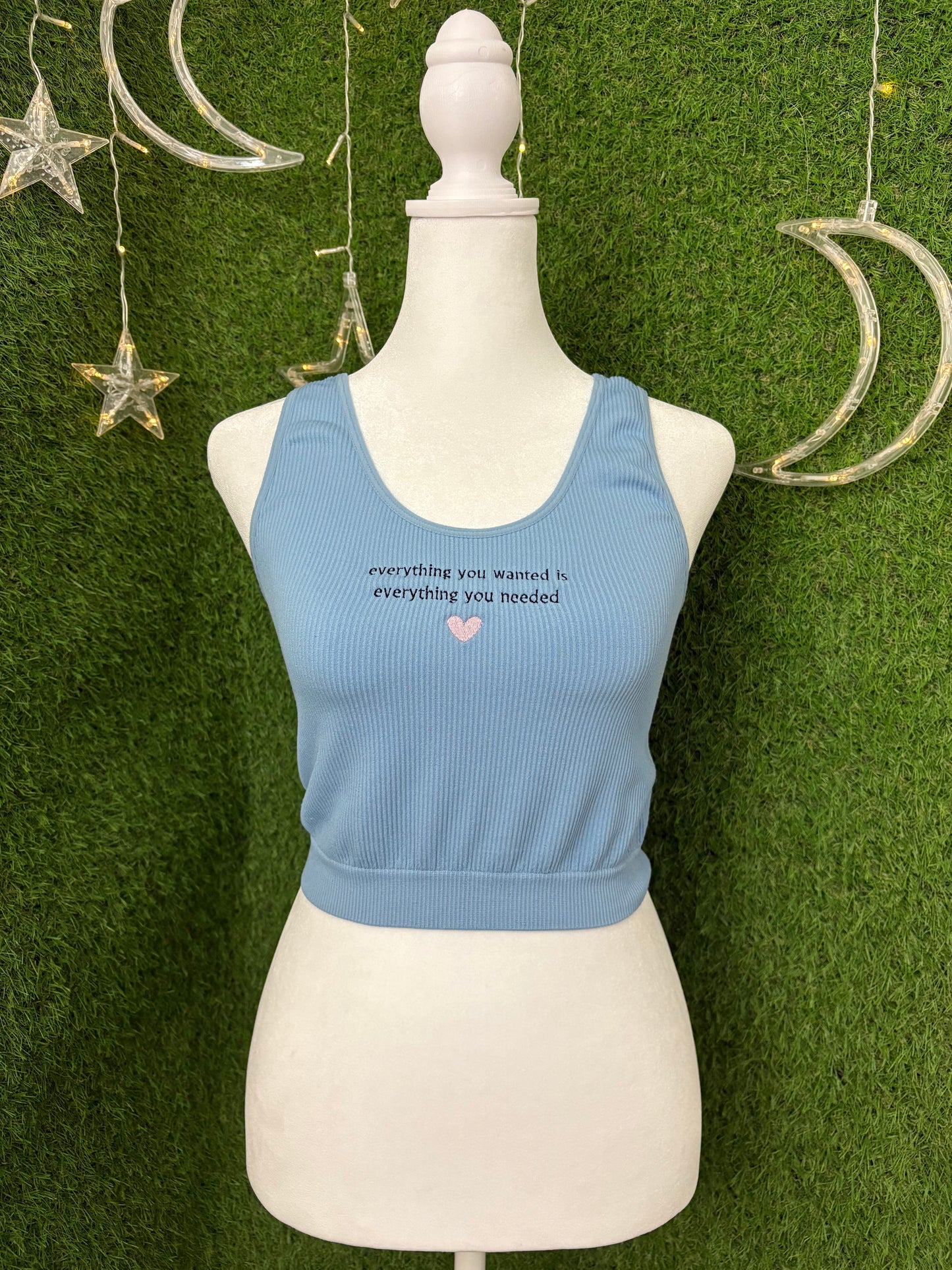 Everything You Wanted Blue Tank Top XS