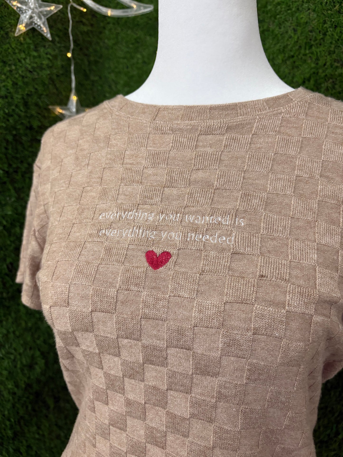 Everything You Wanted Brown Baby Tee L
