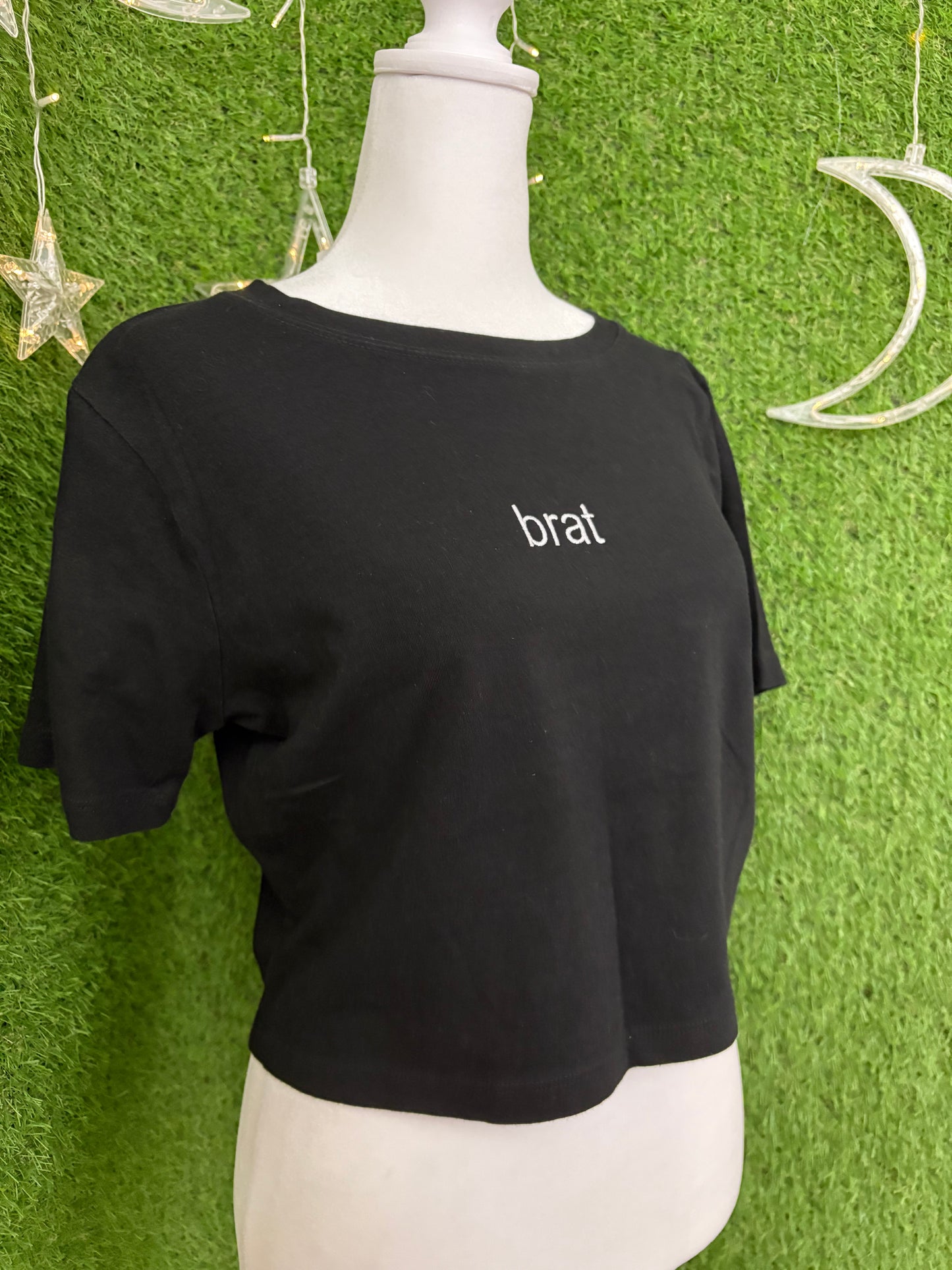 Brat Black Baby Tee XL