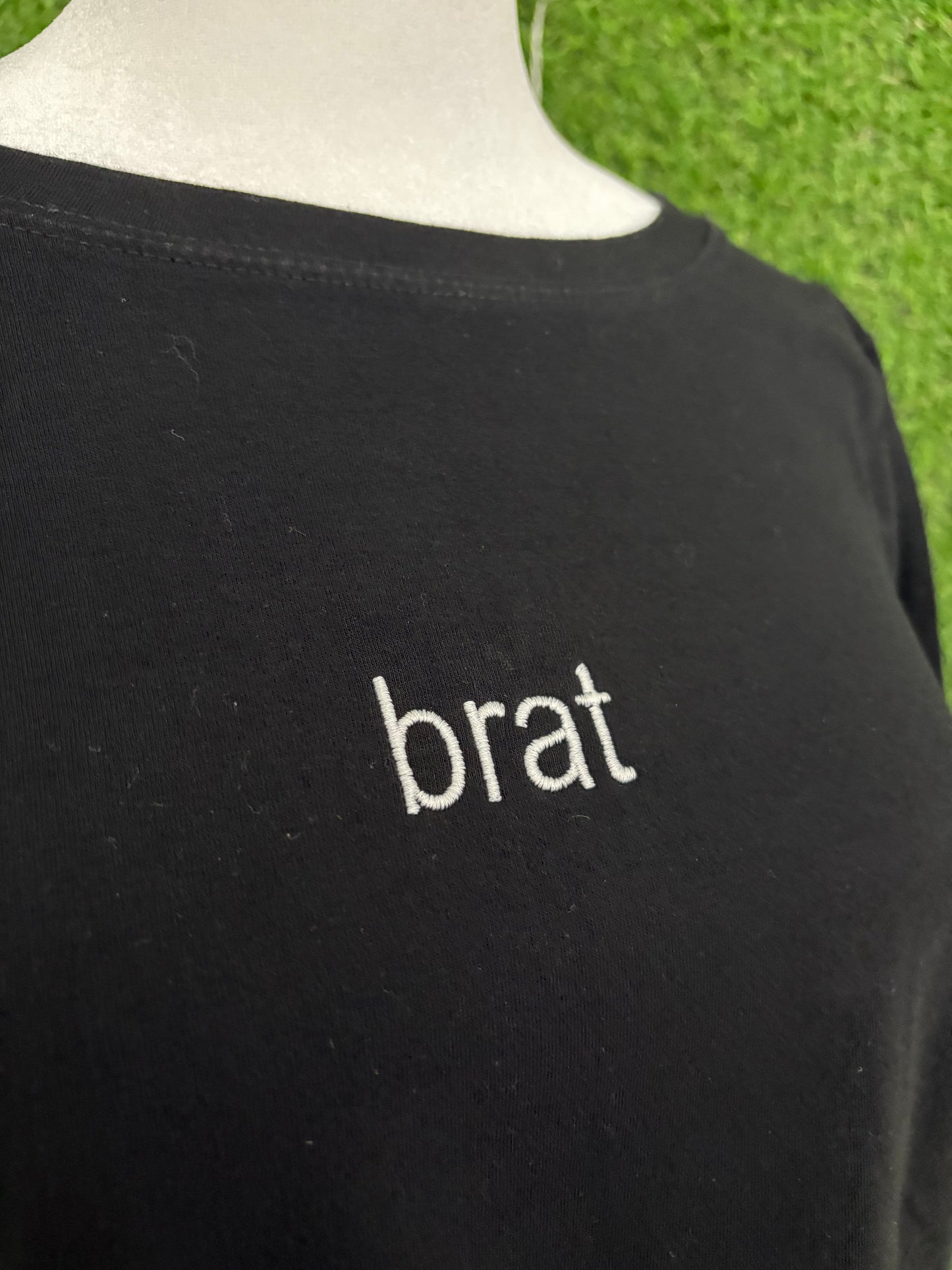 Brat Black Baby Tee XL
