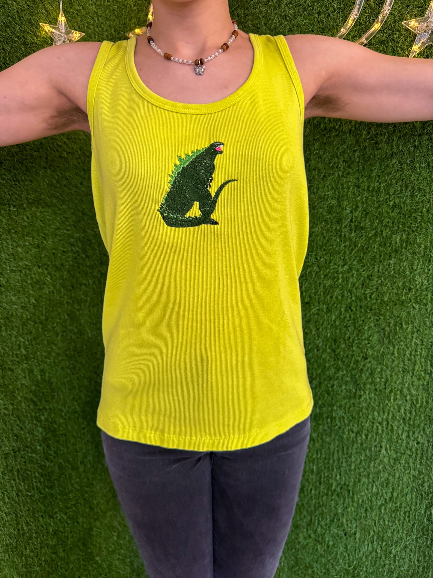 Yellow Godzilla Tank XL