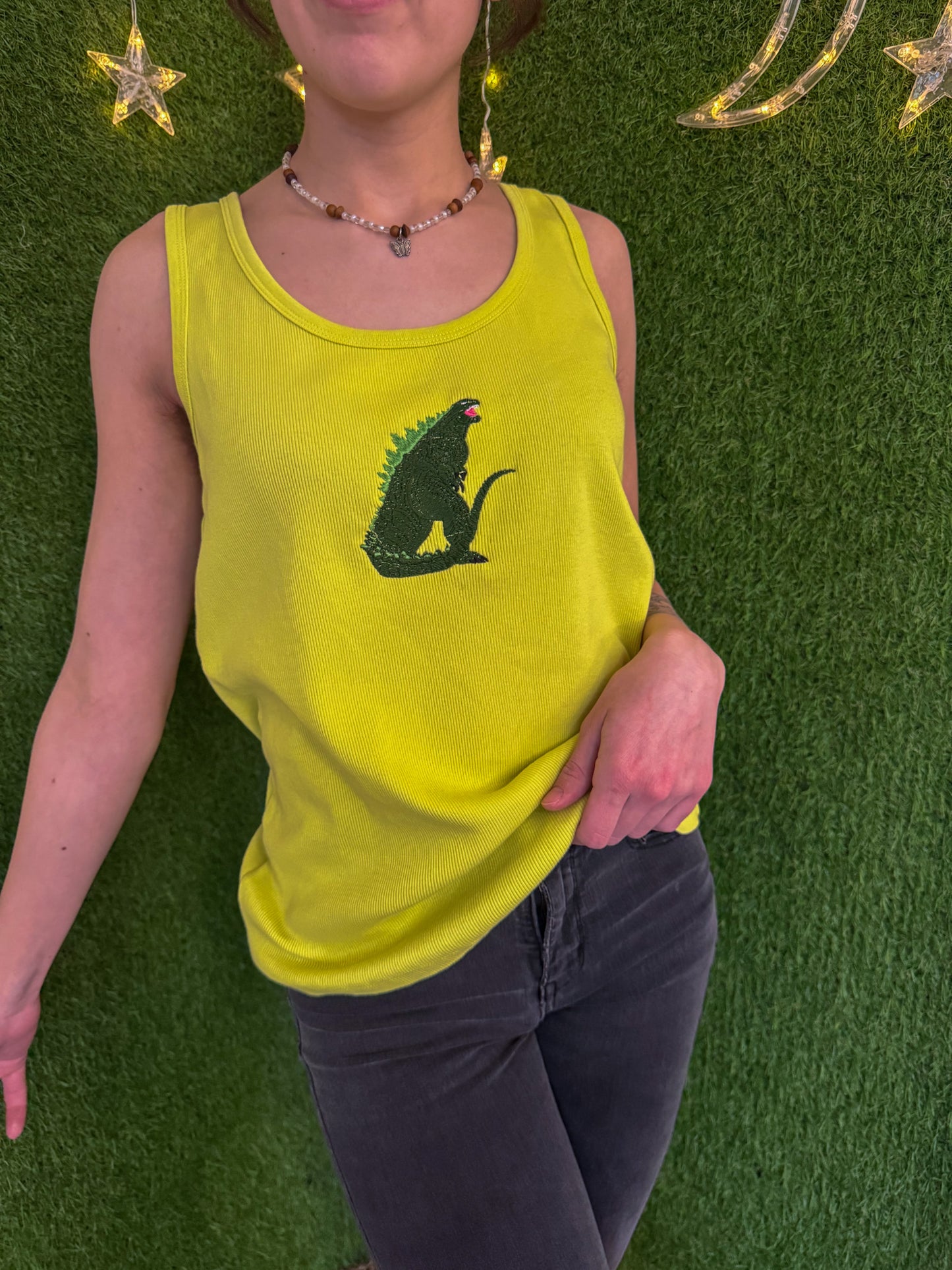 Yellow Godzilla Tank XL
