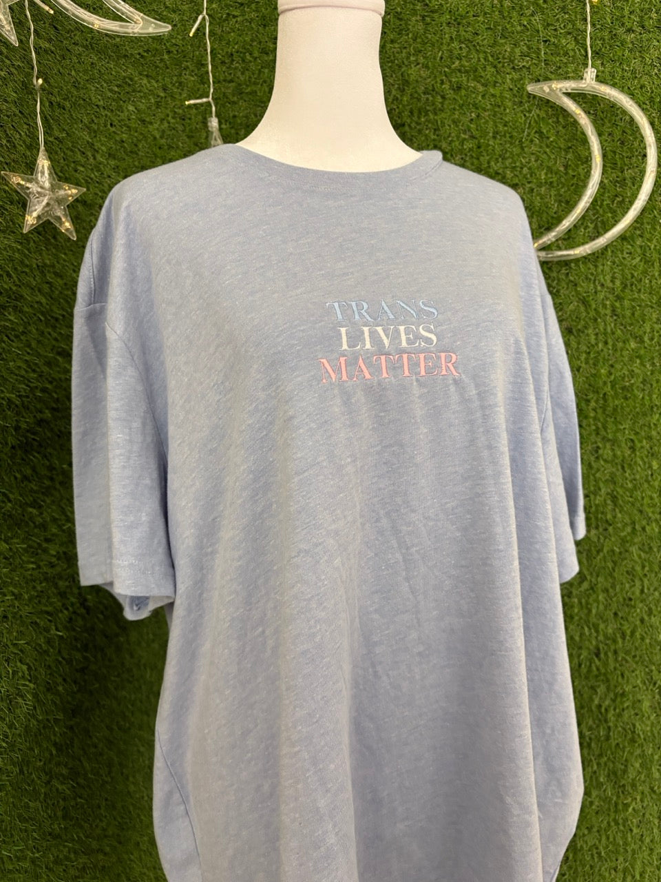 Trans Lives Matter Blue T-Shirt XL
