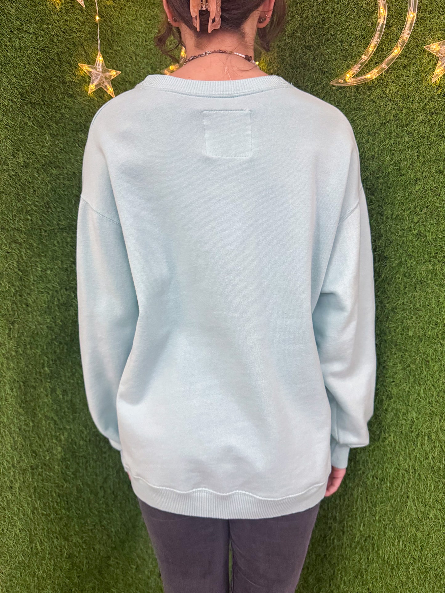Slow Fashion Light Blue Crewneck S