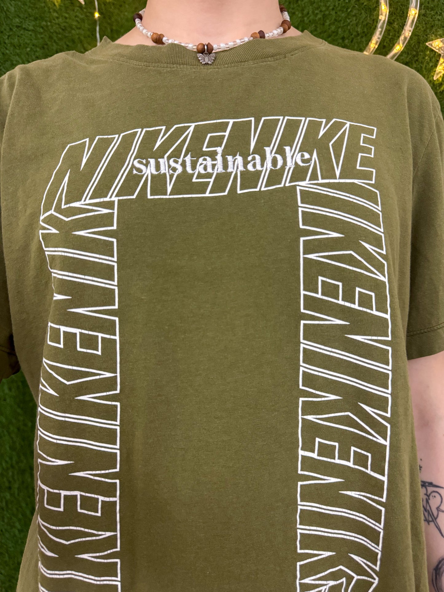 Sustainable Green Nike T-Shirt S