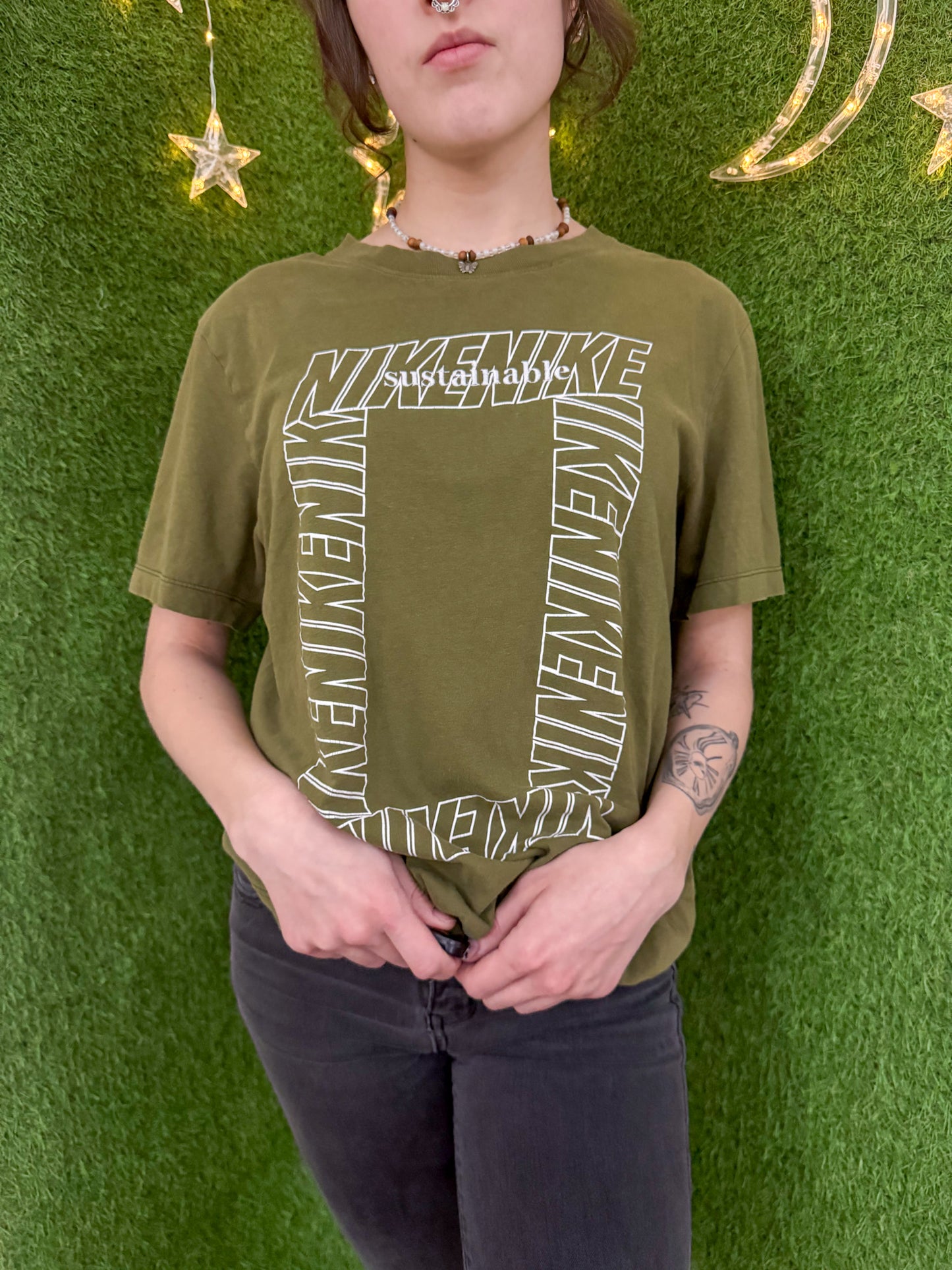 Sustainable Green Nike T-Shirt S