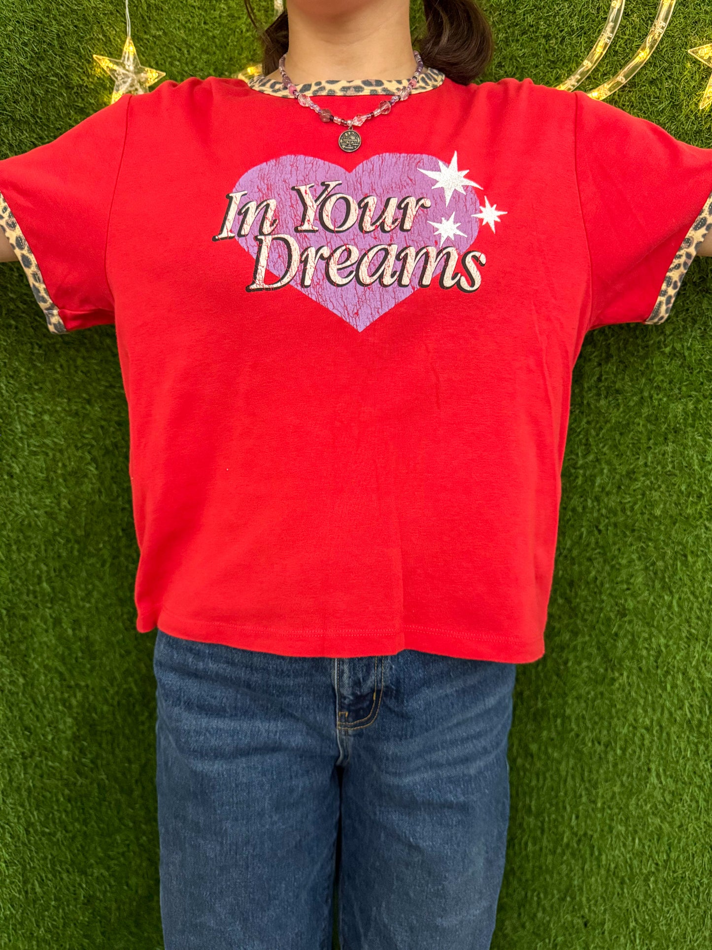 In Your Dreams Red Baby Tee 3XL