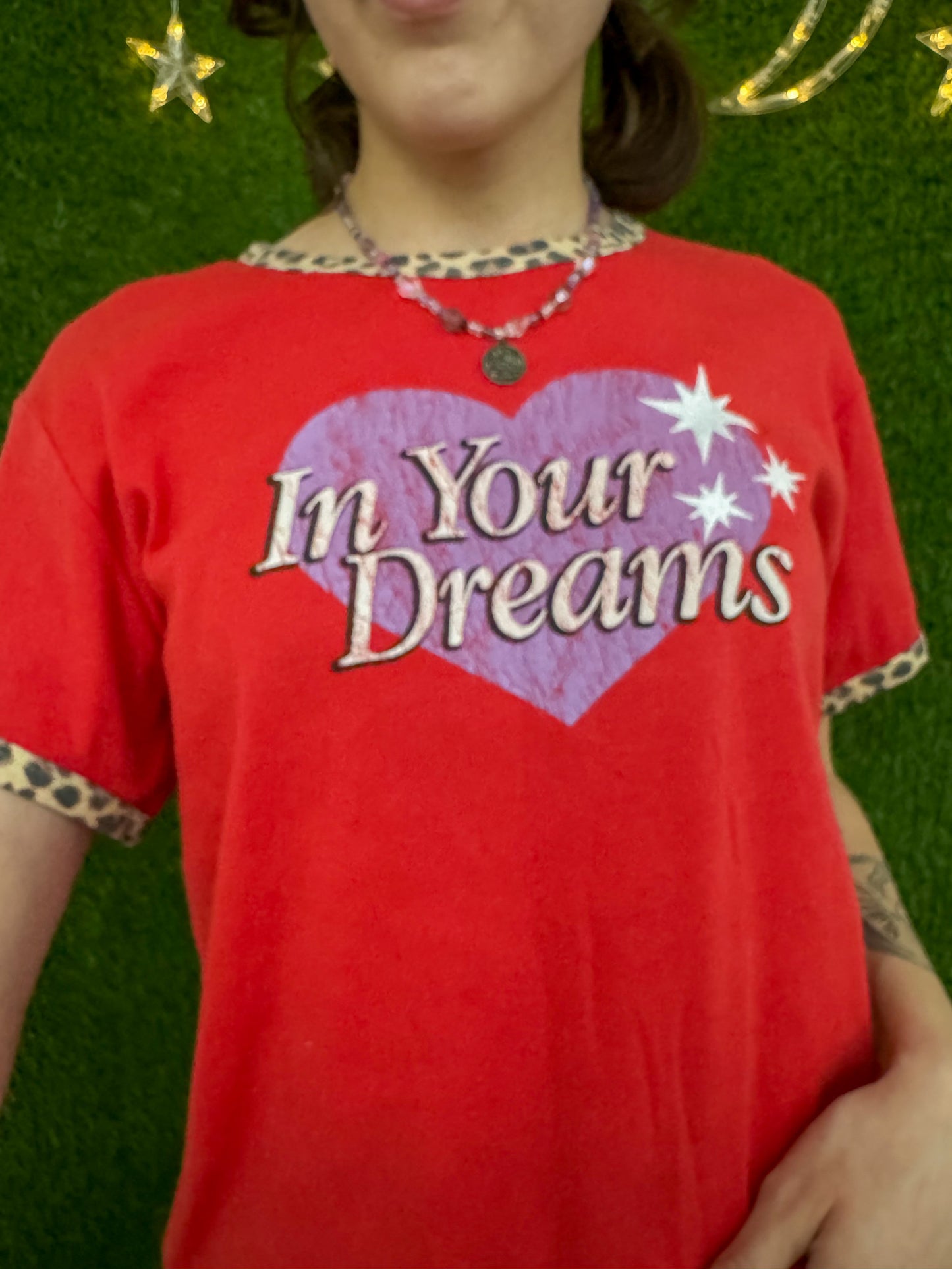In Your Dreams Red Baby Tee 3XL