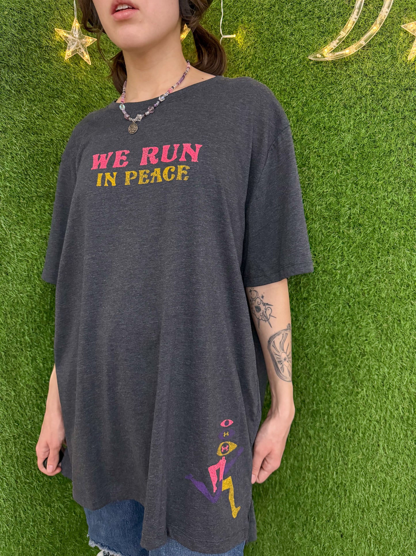 Eat the Rich Grey Tee 2XL