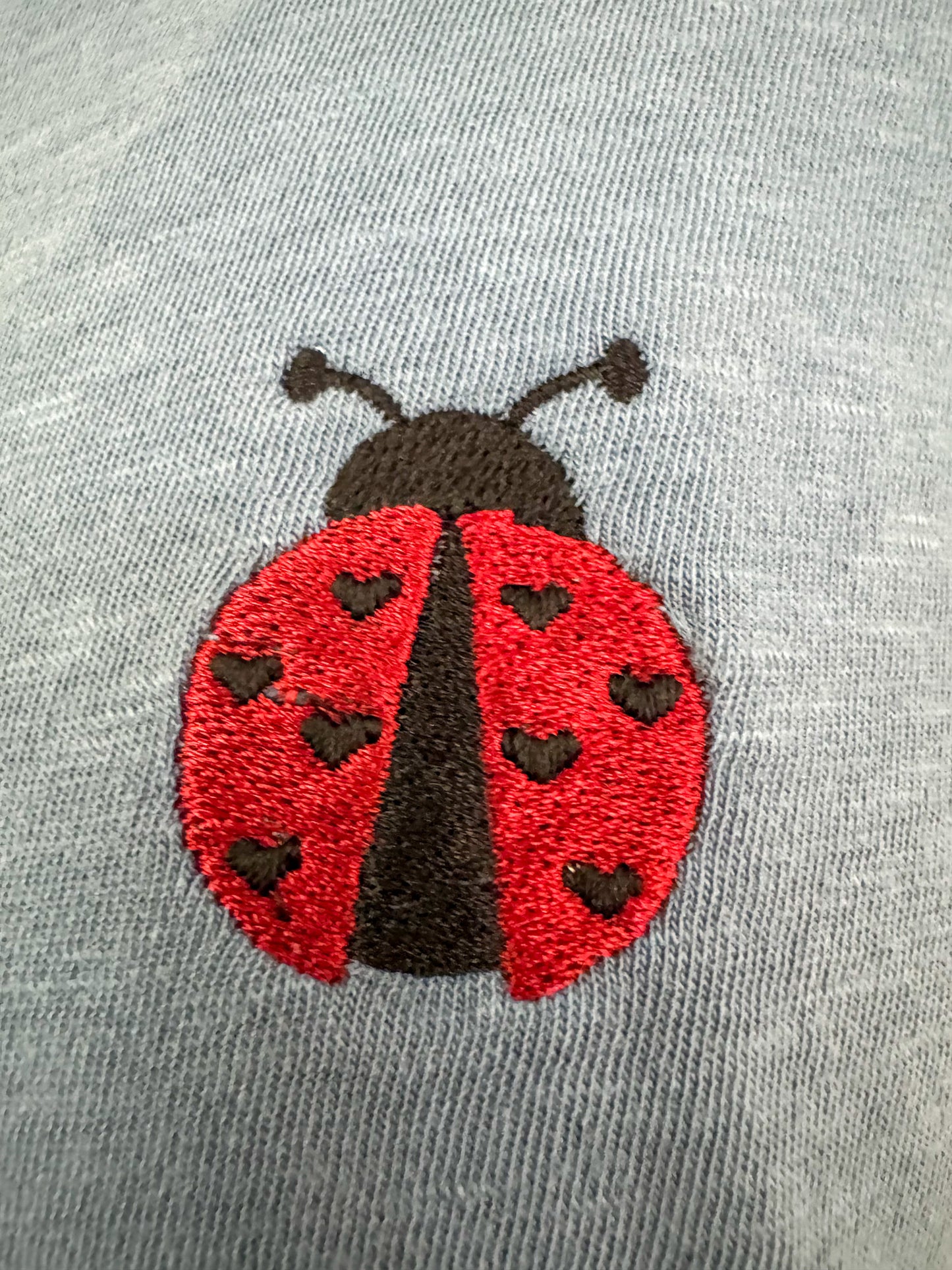 Blue Ladybug T-Shirt L