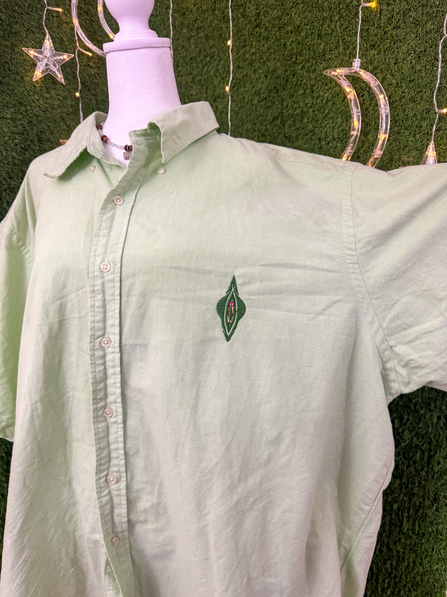 Vulva Polo Button Up Tee 3XL