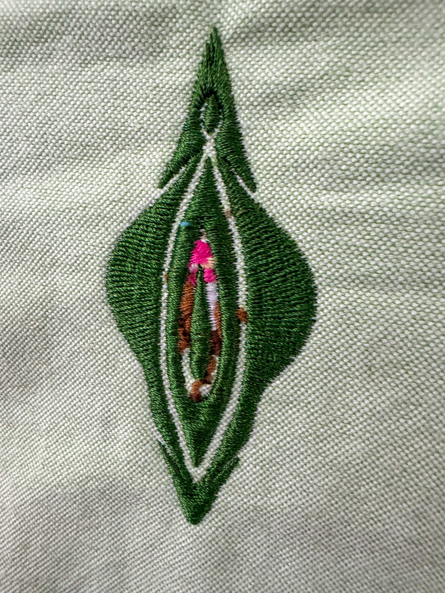 Vulva Polo Button Up Tee 3XL