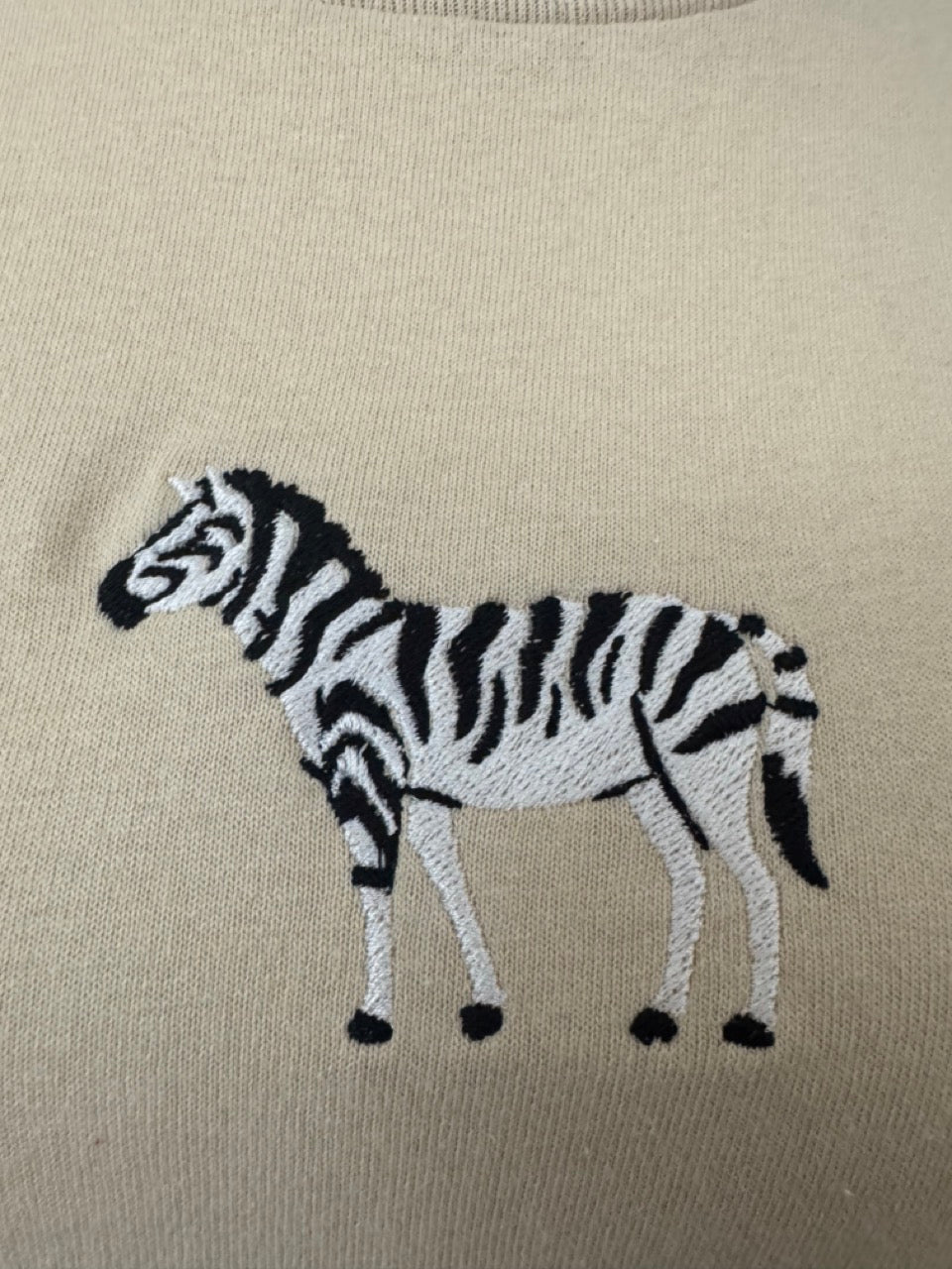 Zebra Khaki T-Shirt XS