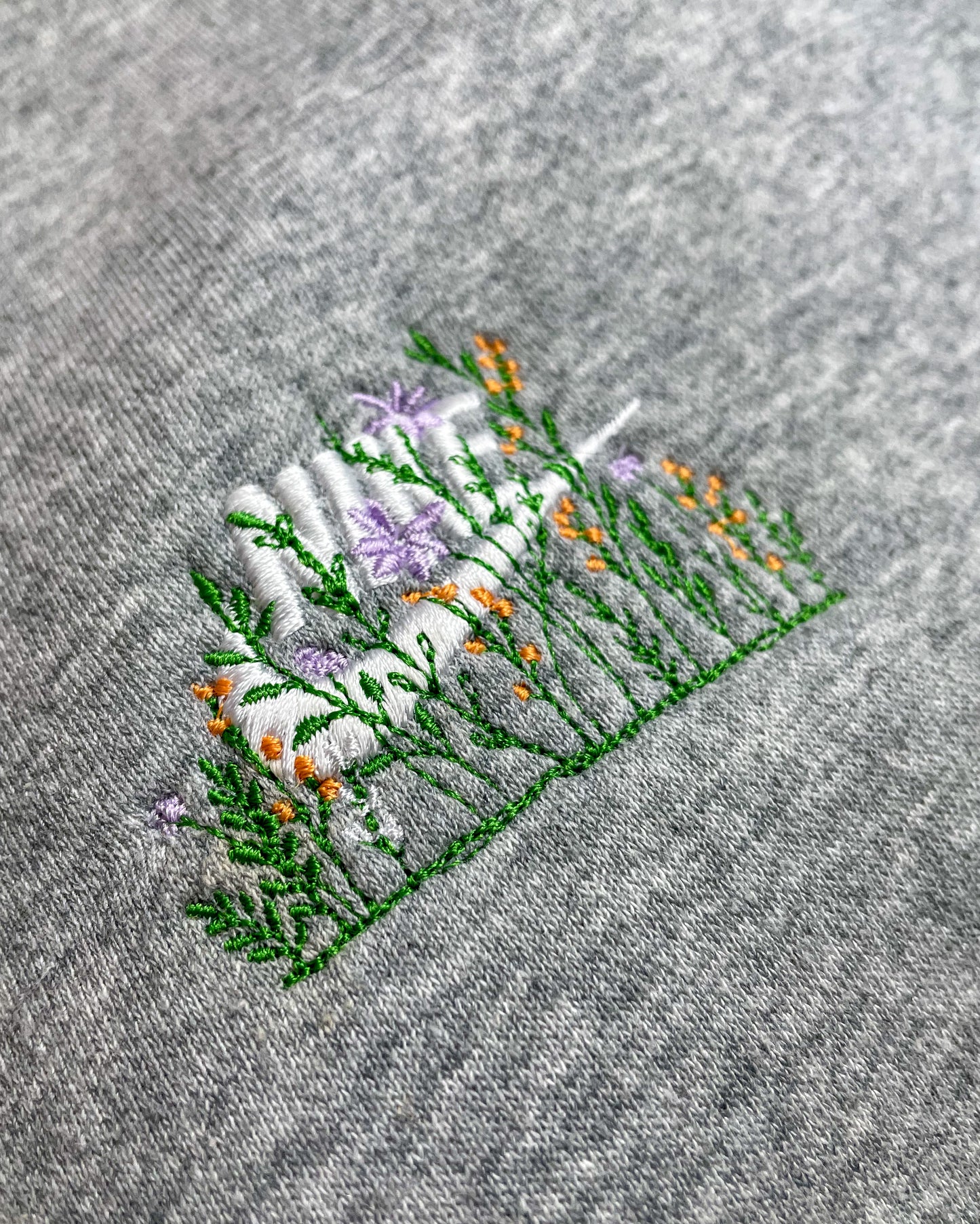 Floral Nike Cover Up Crewneck Sweatshirt