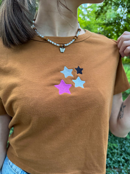 Asexual Stars Baby Tee XL