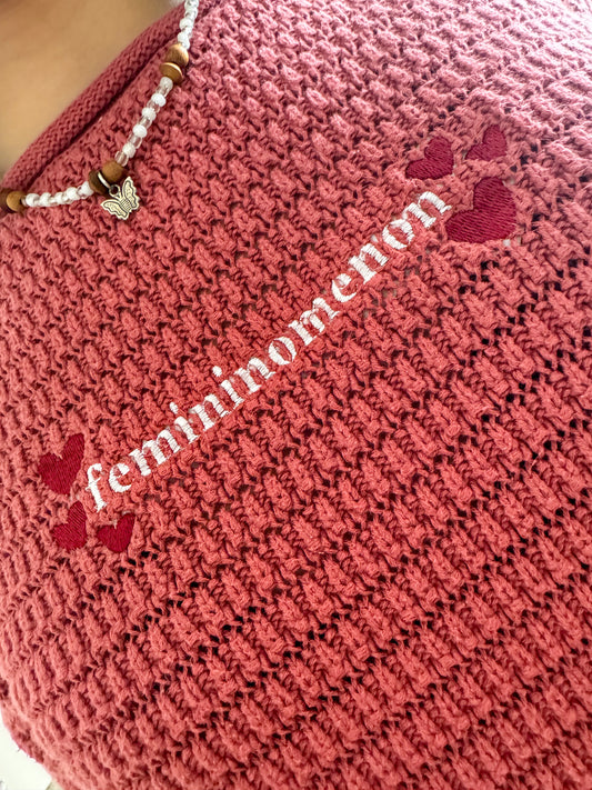 Femininomenon Pink Sweater M