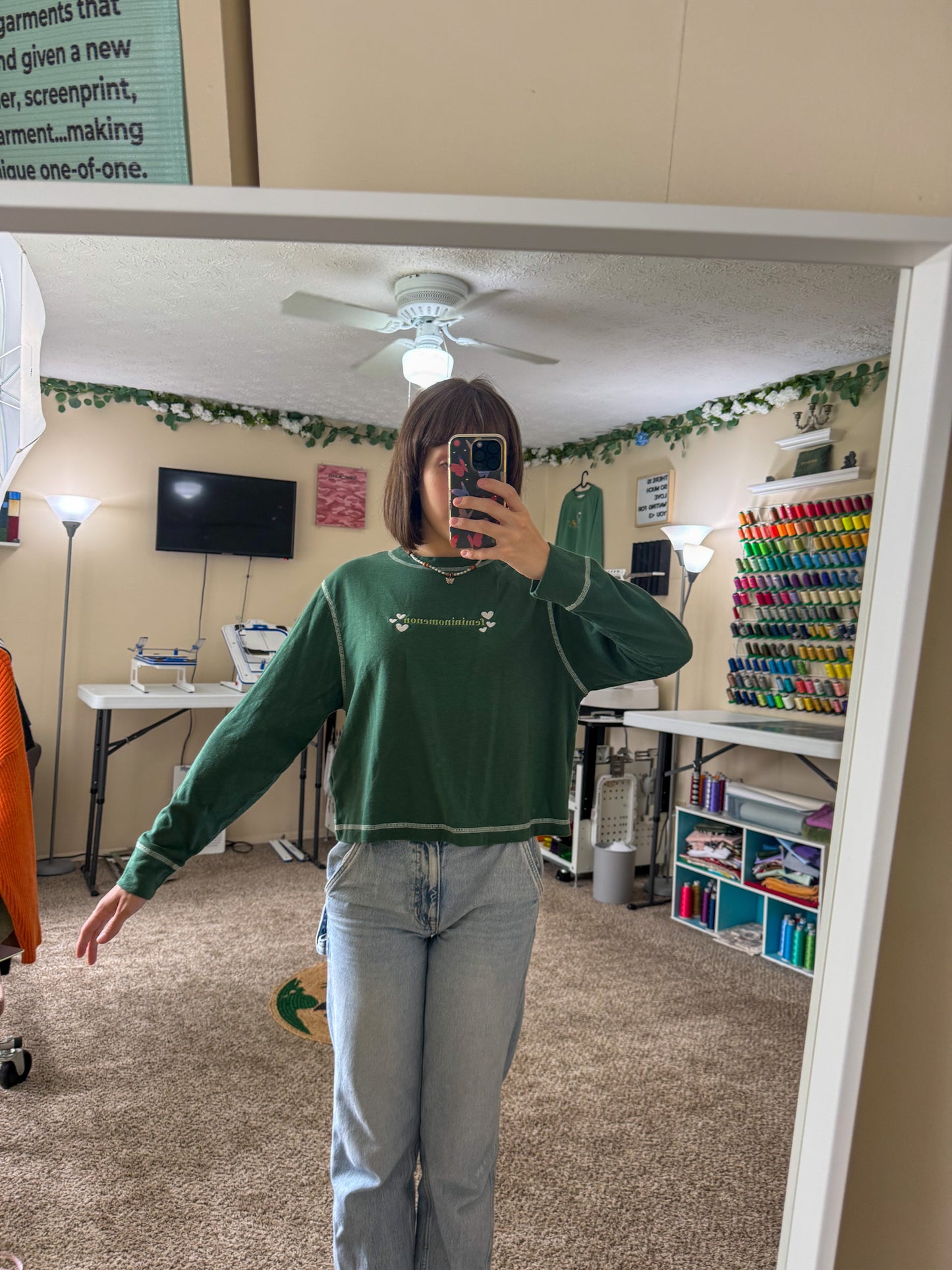 Femininomenon Green Long Sleeve XS