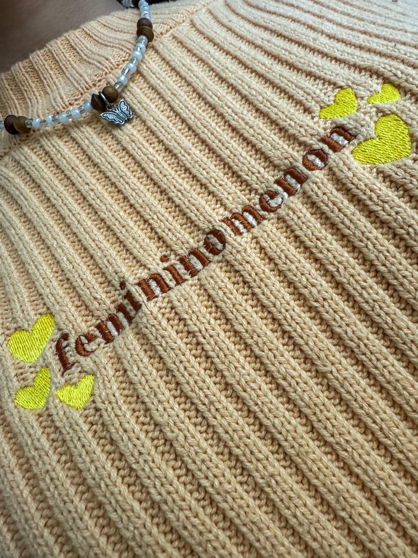 Femeininominon Cropped Sweater L