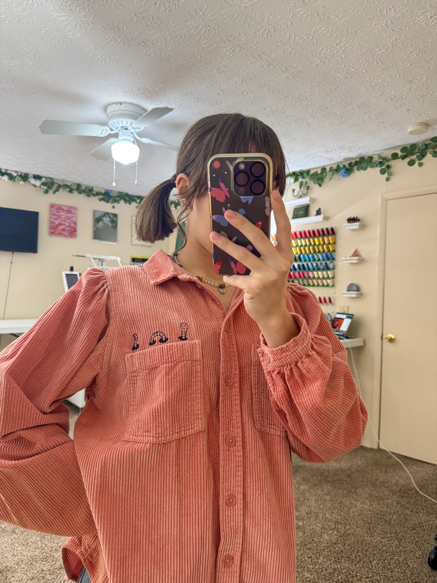 Pocket Worm Corduroy Button Up M