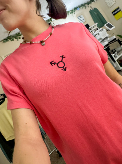 Pink Transgender T-Shirt XL