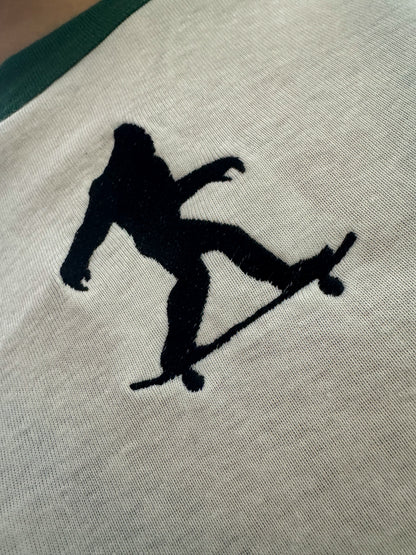 Skater Bigfoot Cropped Long Sleeve 2XL