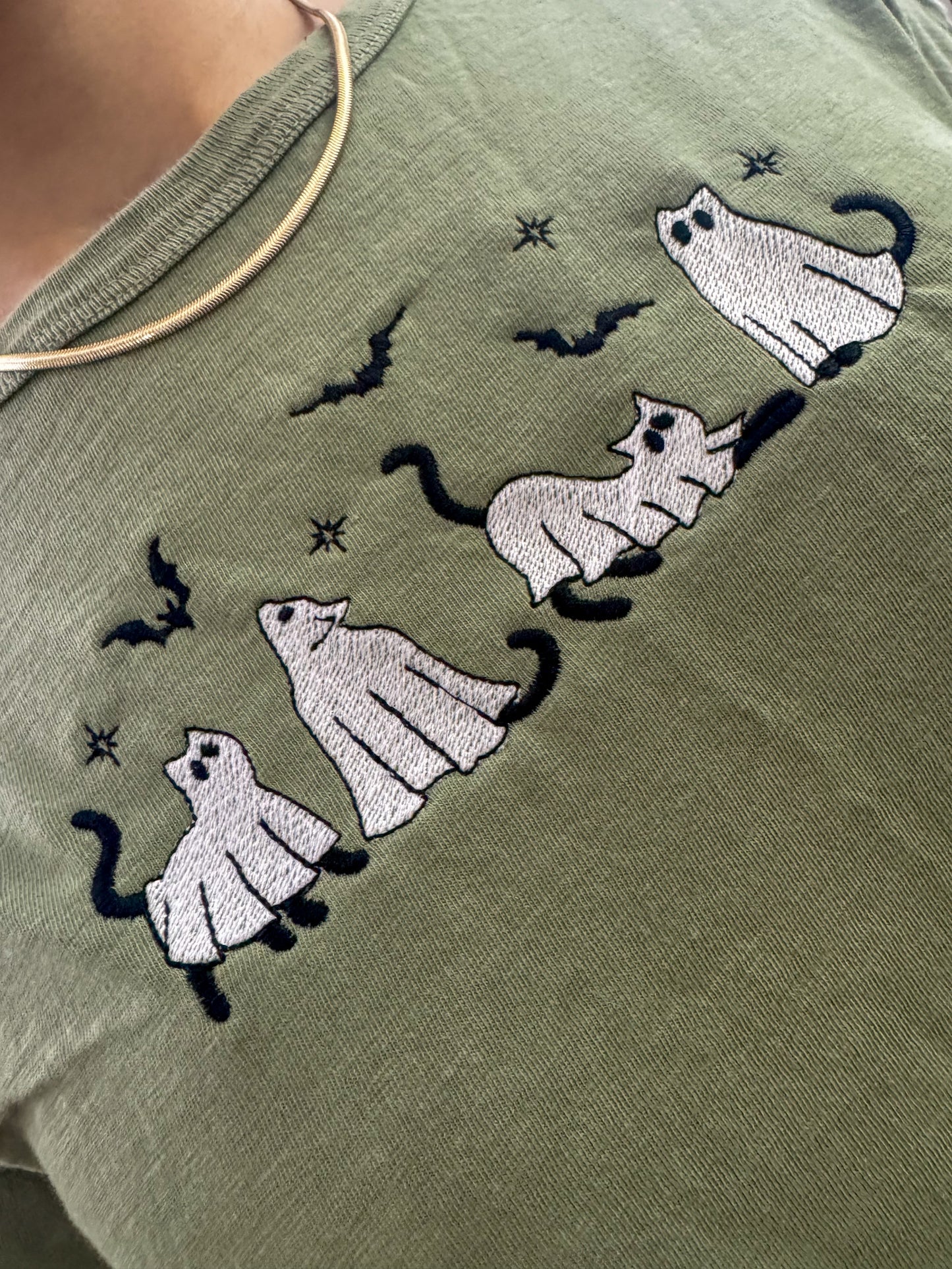 Ghost Kitties T-Shirt XS