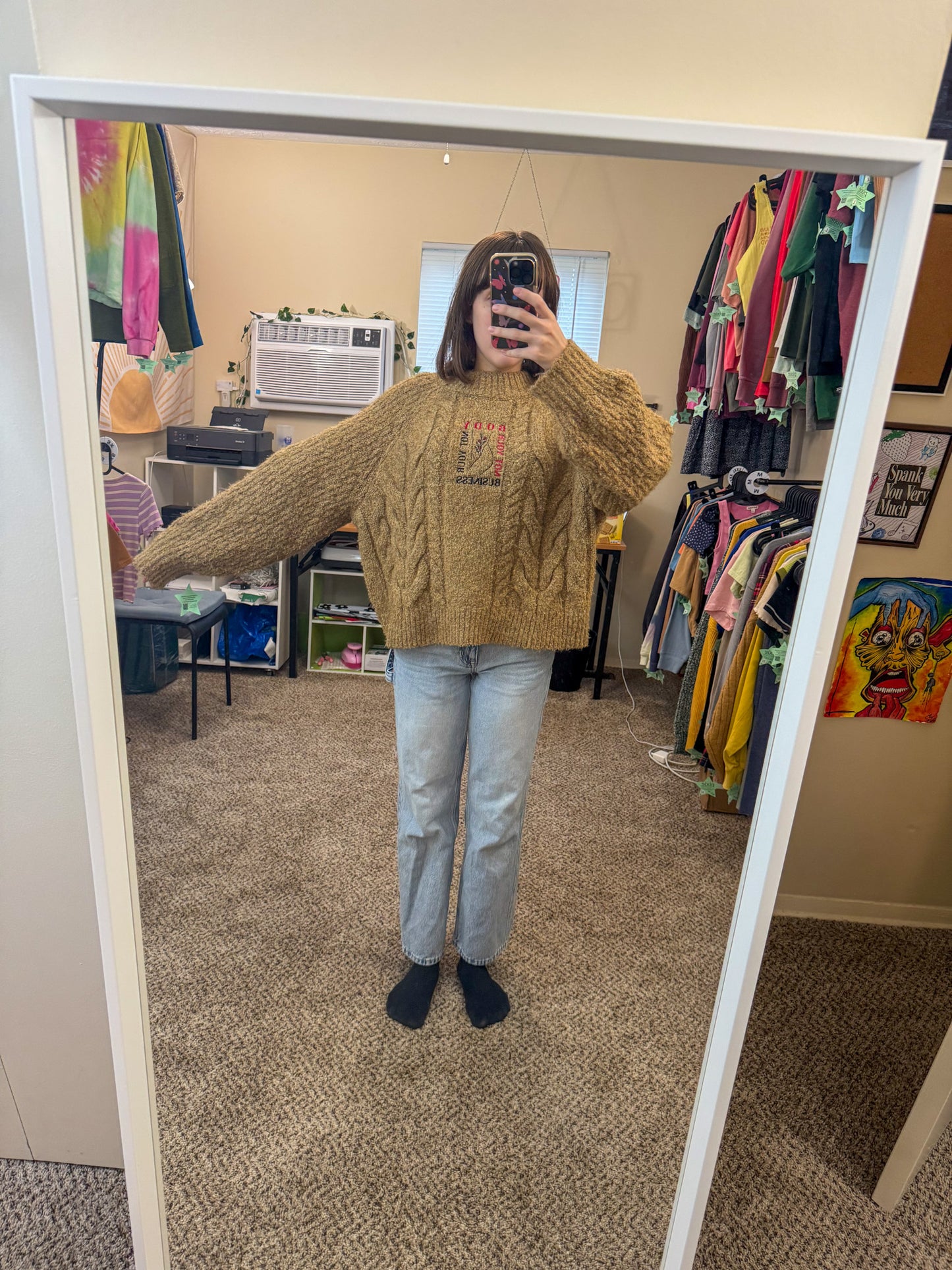 Not Your Body, Not Your Business Sweater XL