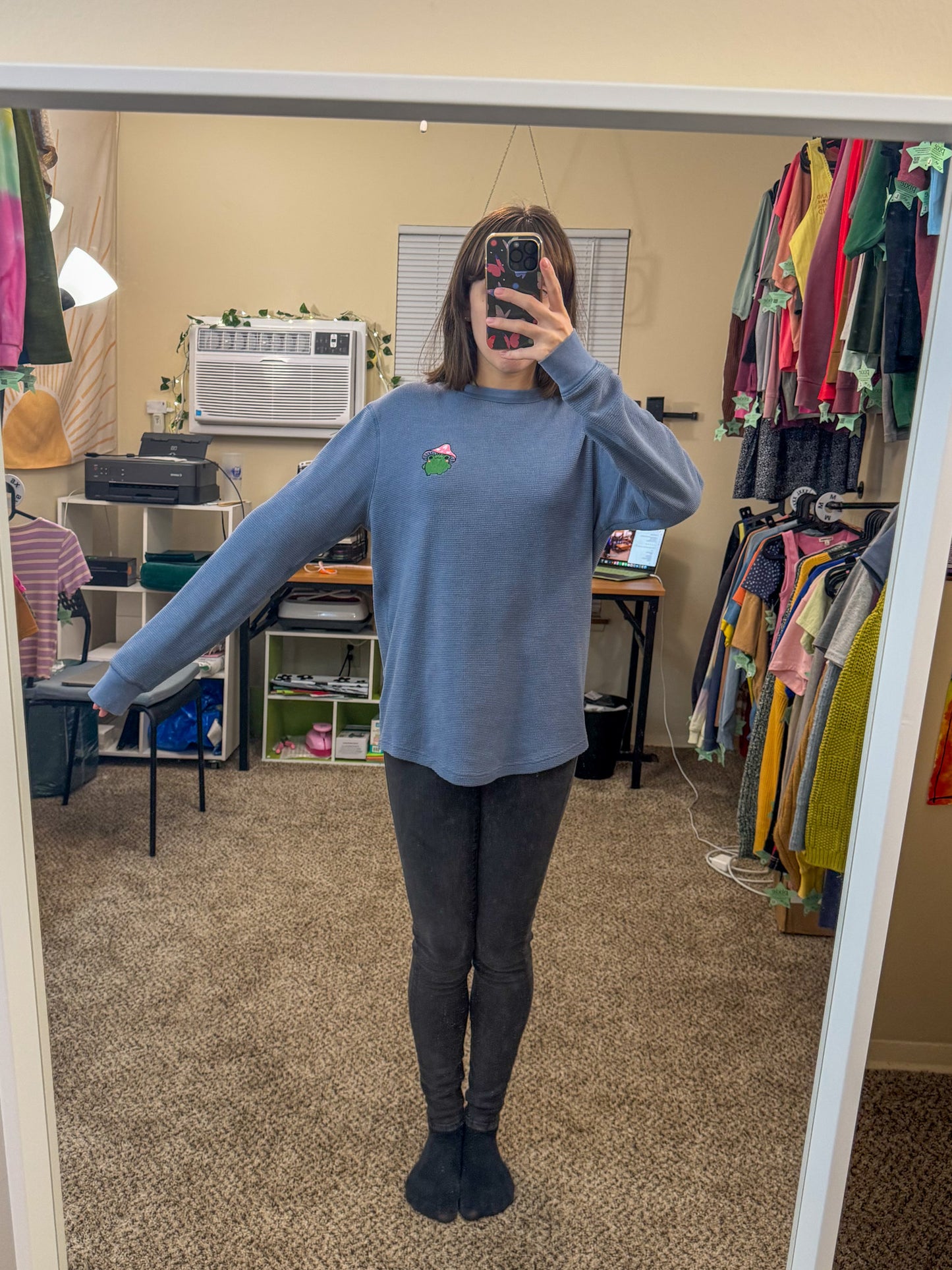 Mushroom Frog Long Sleeve XS