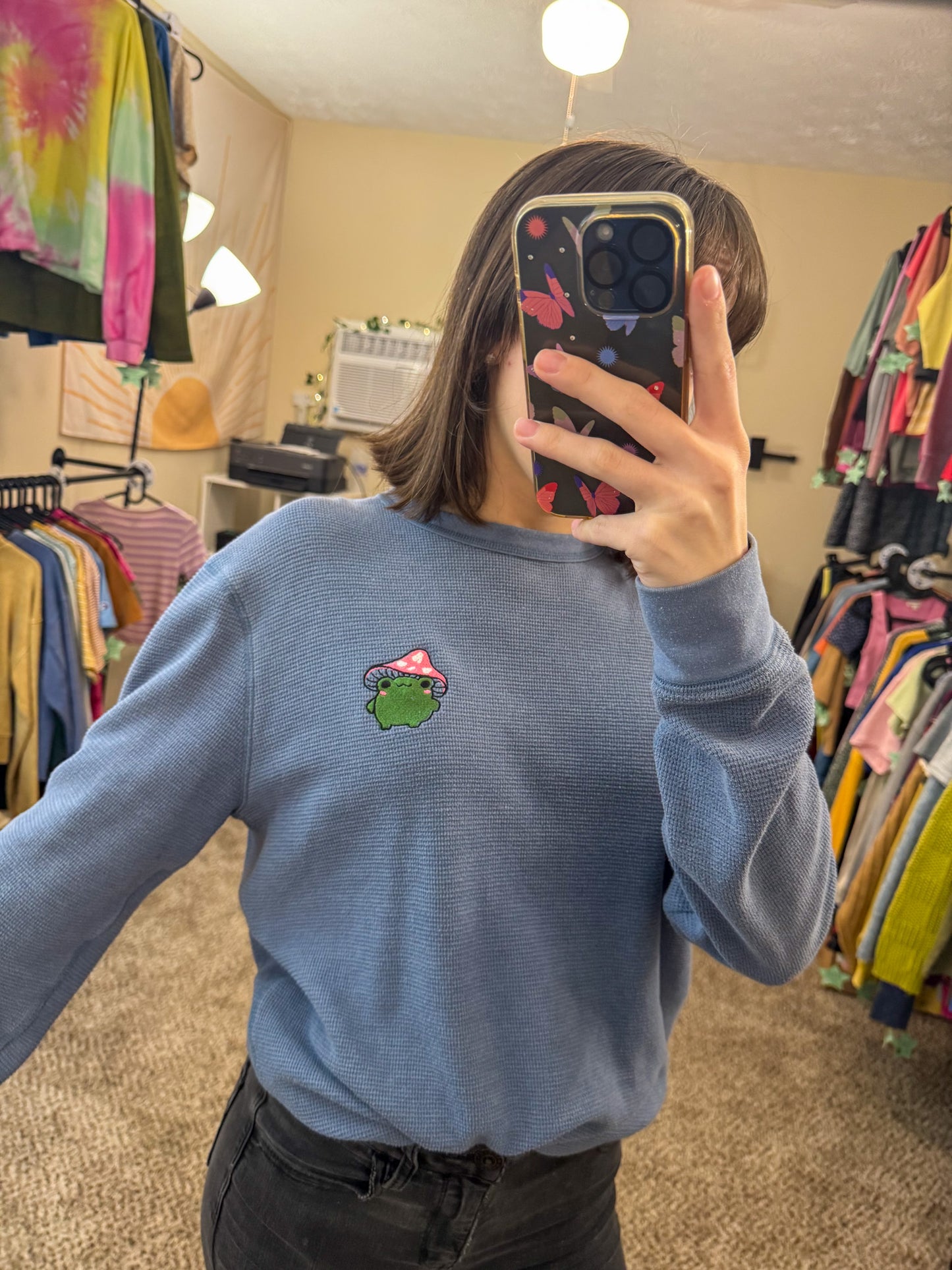 Mushroom Frog Long Sleeve XS