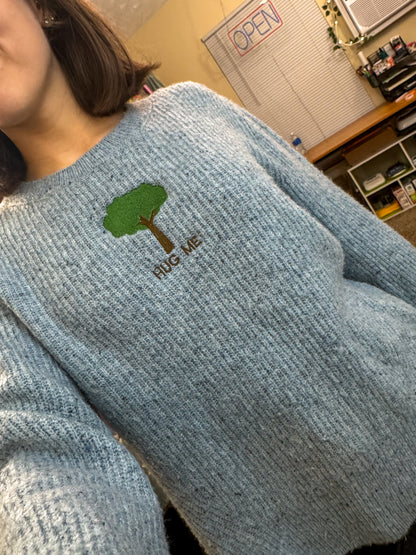 Blue Tree Sweater L