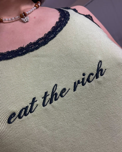 Eat the Rich Tank Top S