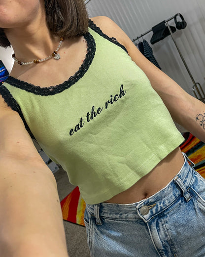 Eat the Rich Tank Top S