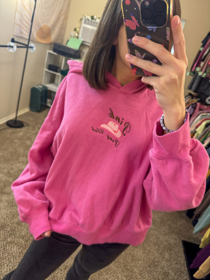 Pink Pony Club Cropped Hoodie 2XL